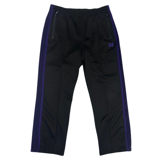 Needles Poly Smooth Track Pants Black/Purple (Size L)