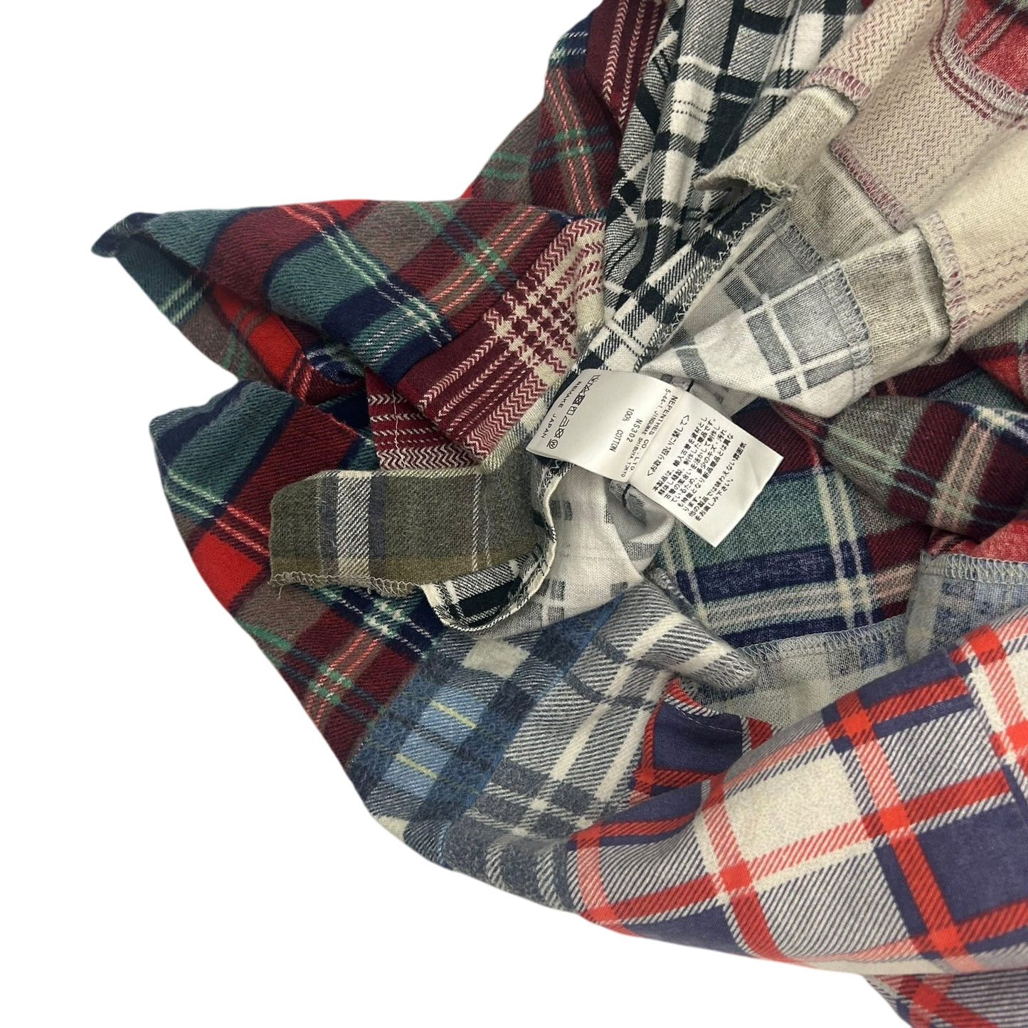 Needles Rebuild 7 Cut Flannel Shirt (Fits S/M)