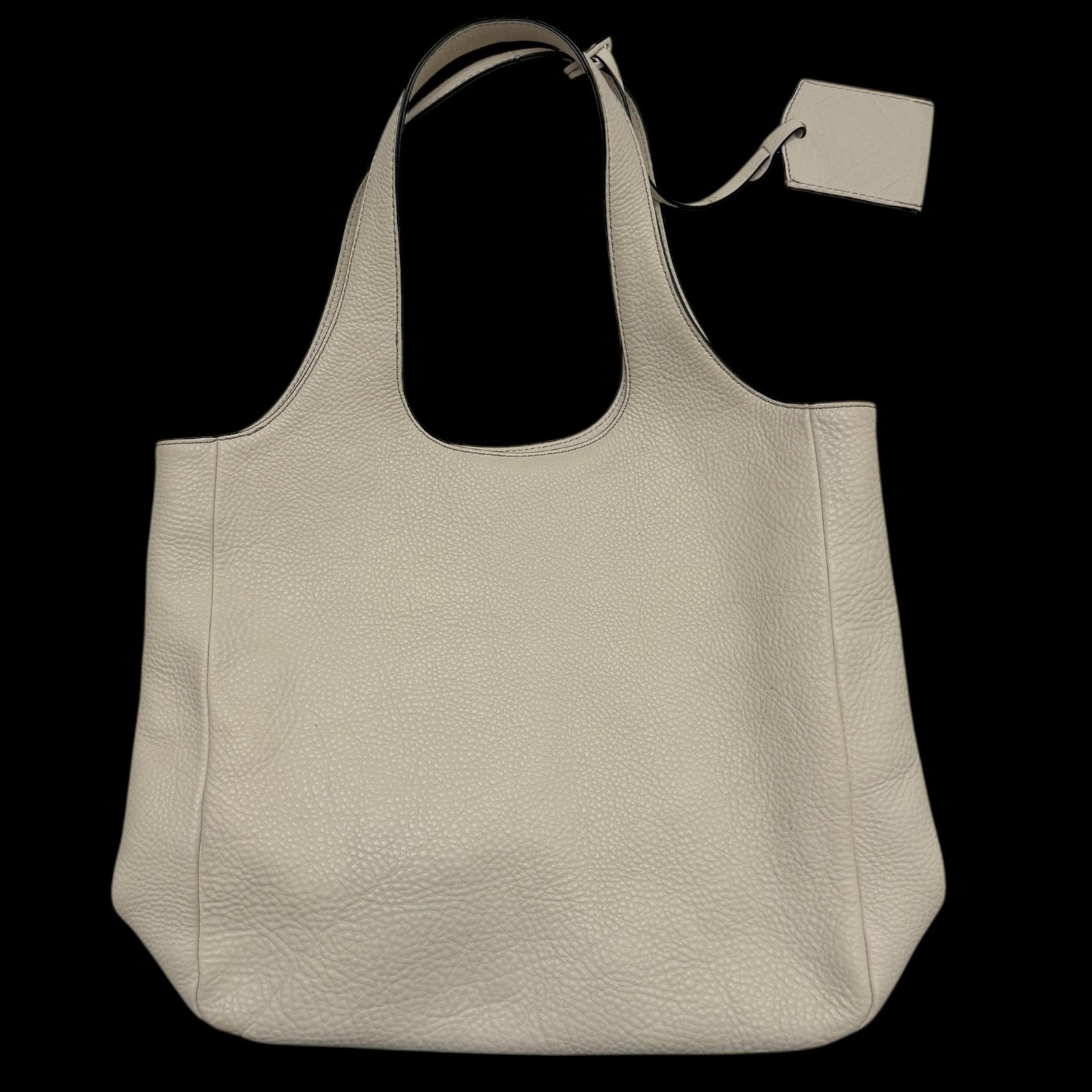 Burberry Grainy Leather Shoulder Bag Cream