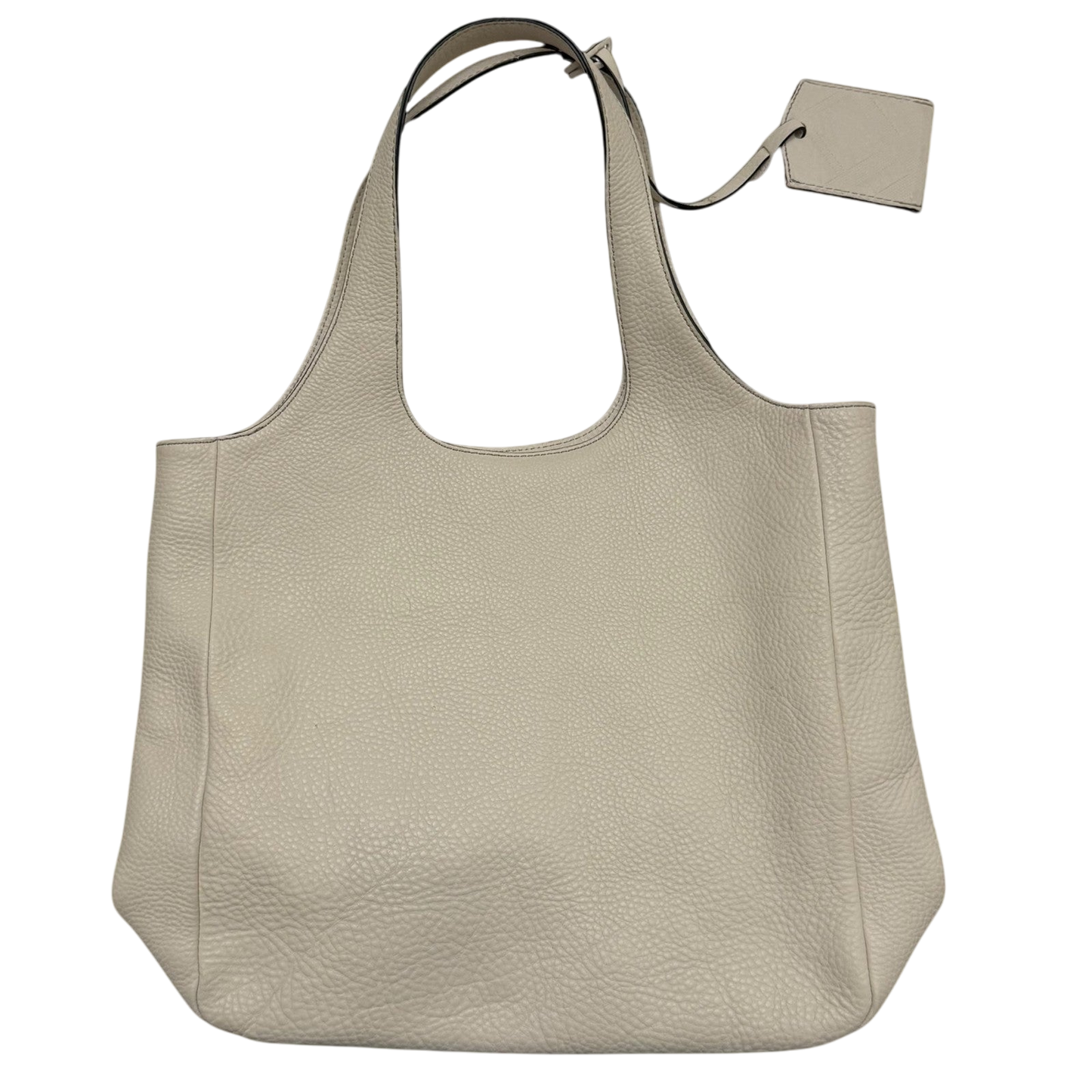 Burberry Grainy Leather Shoulder Bag Cream