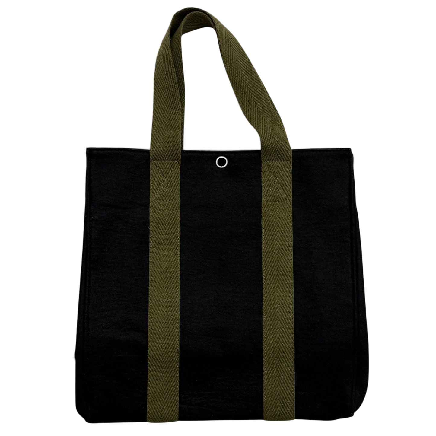 Comme Des Garçons Tricot Wool Blend Tote Bag Black/Green