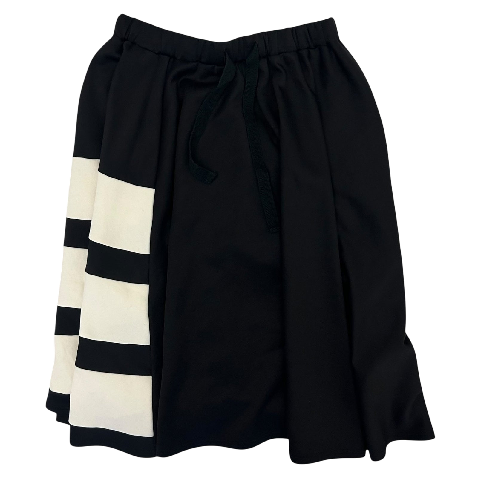 Y-3 Adidas Cotton Oversized Skirt Black/White (Fits M-L)