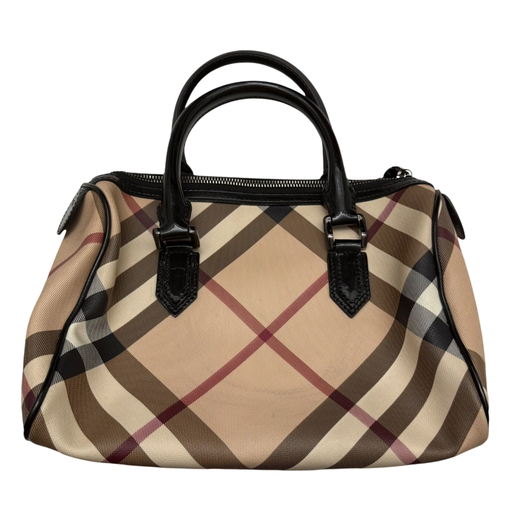 Burberry Nova Check PVC Chester Boston Bag