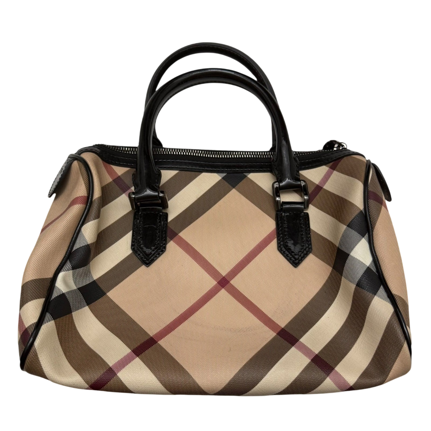 Burberry Nova Check PVC Chester Boston Bag