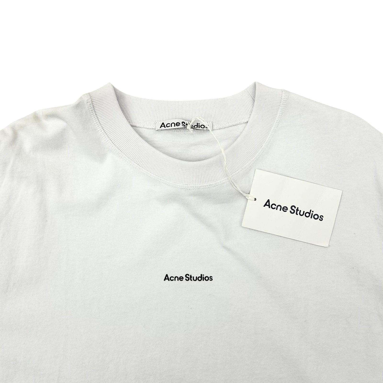 Acne Studios Logo T-Shirt ‘Optic White’ (Fits L)