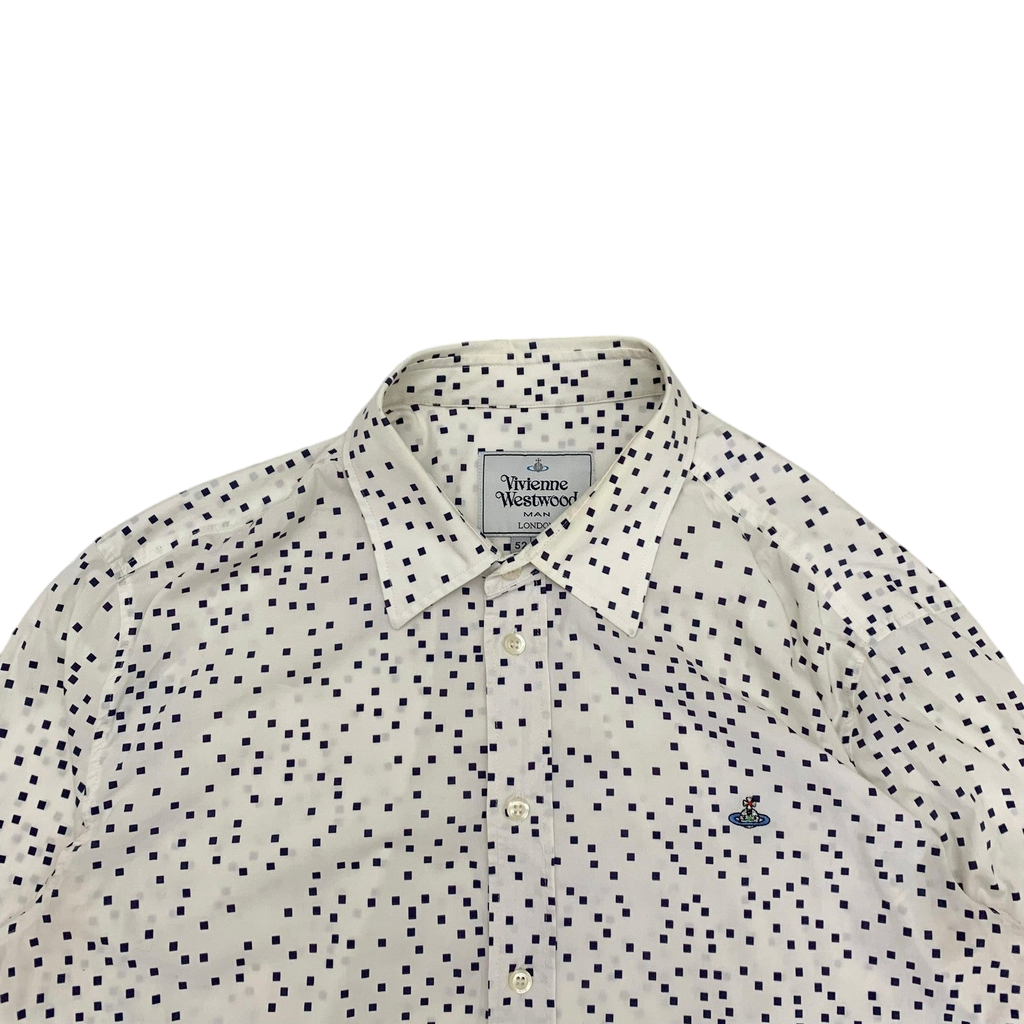 Vivienne Westwood Man Pixel Shirt White (Fits L)