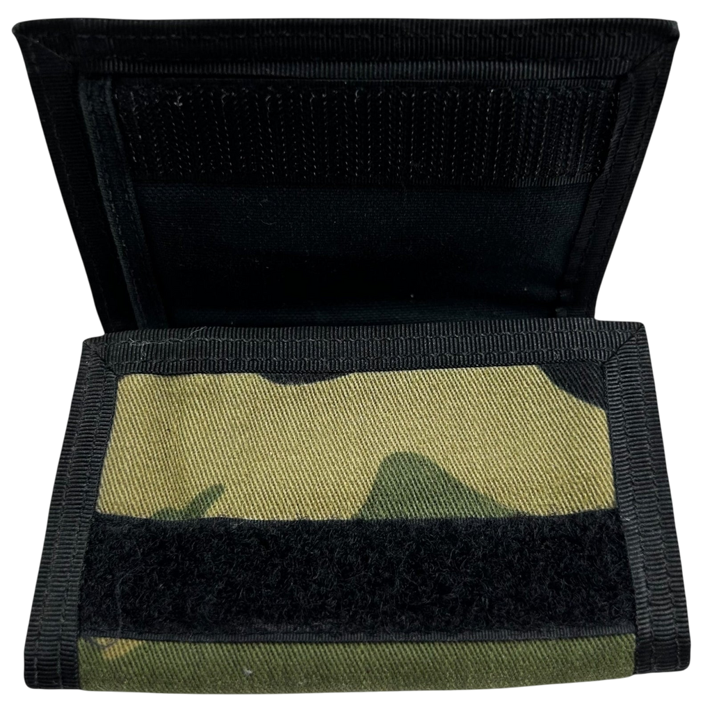 Saint Laurent Green Camouflage Trifold Wallet