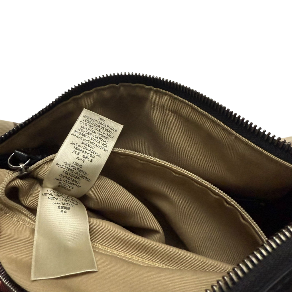 Burberry Nova Check PVC Chester Boston Bag