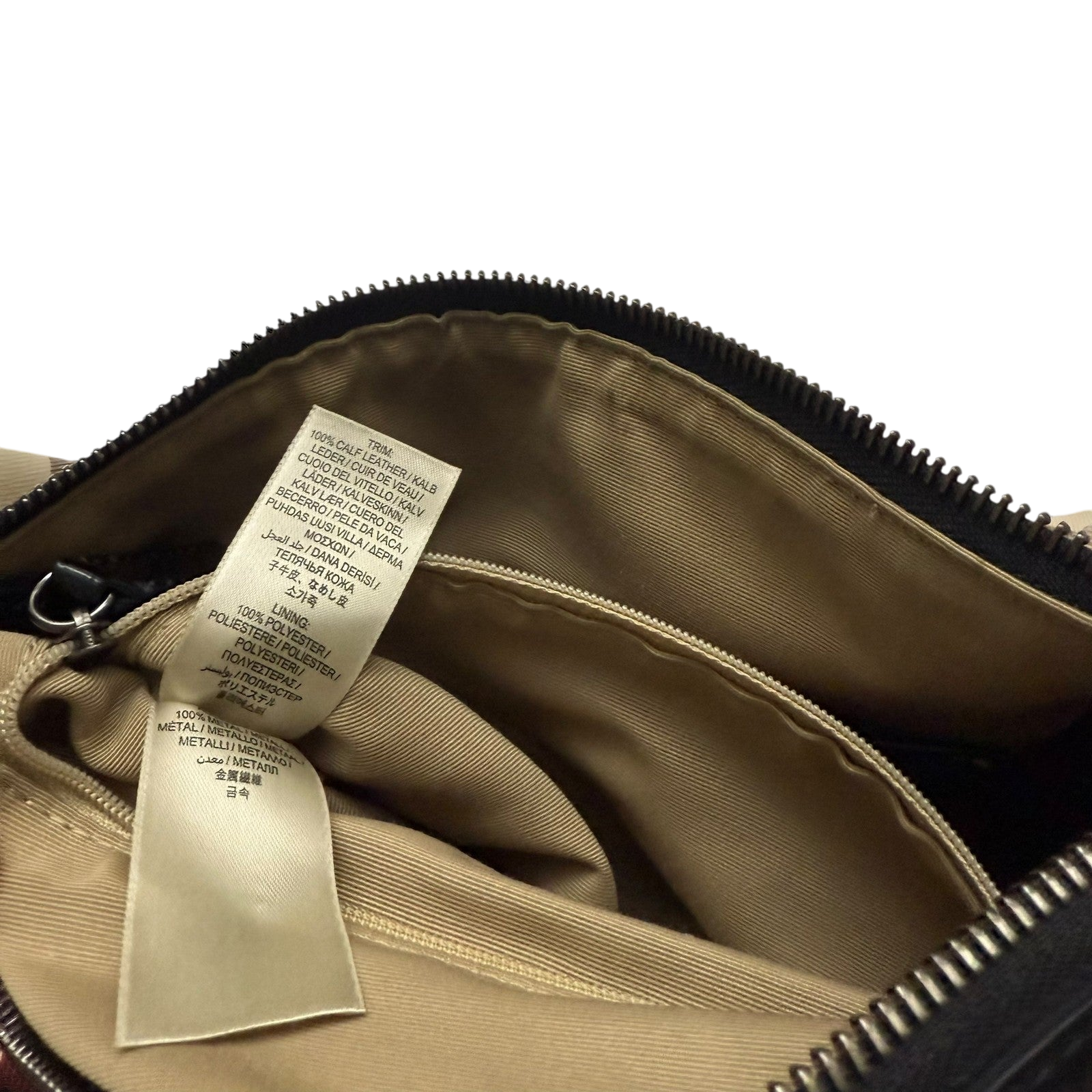 Burberry Nova Check PVC Chester Boston Bag