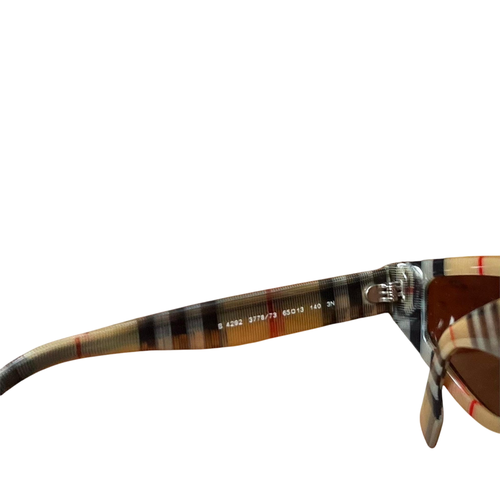 Burberry Nova Check Cat Eye Sunglasses
