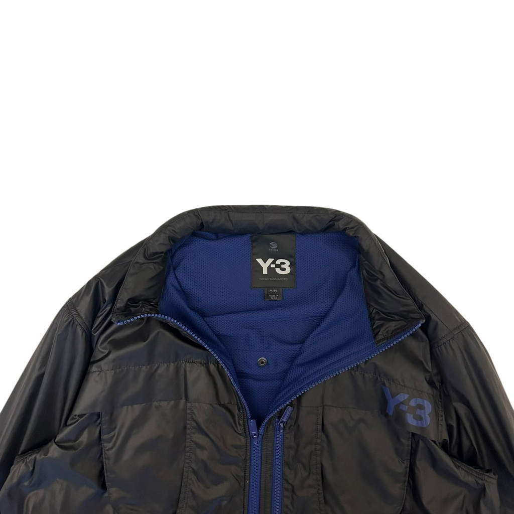 Y-3 Multi Pocket Track Jacket Black/Blue (Size M)