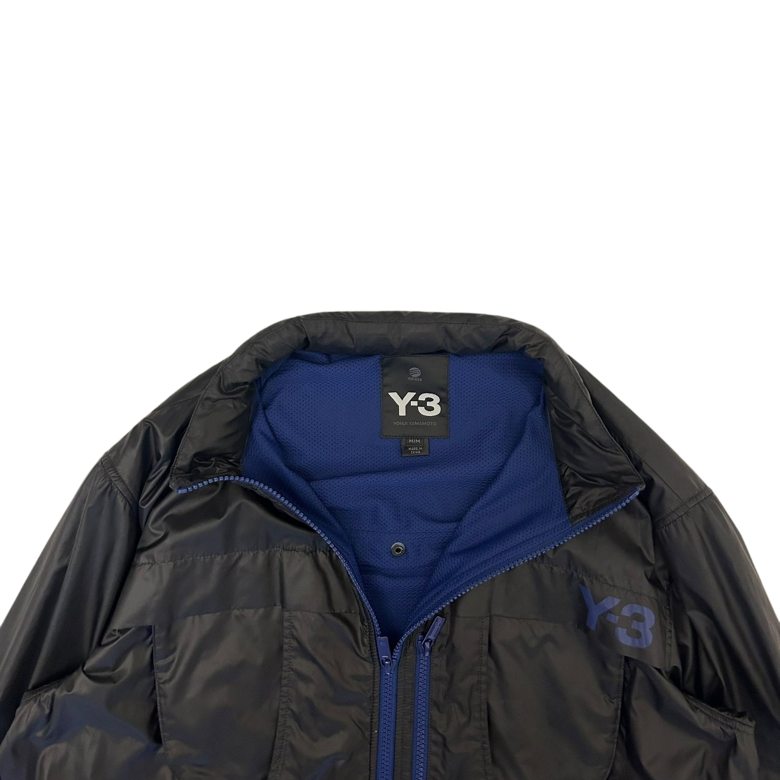 Y-3 Multi Pocket Track Jacket Black/Blue (Size M)
