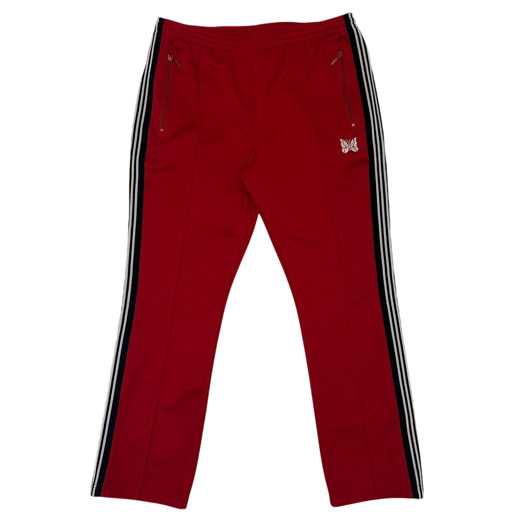 Needles Poly Smooth Track Pants Red/Black (Size L)