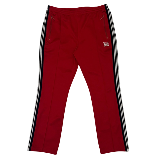 Needles Poly Smooth Track Pants Red/Black (Size L)
