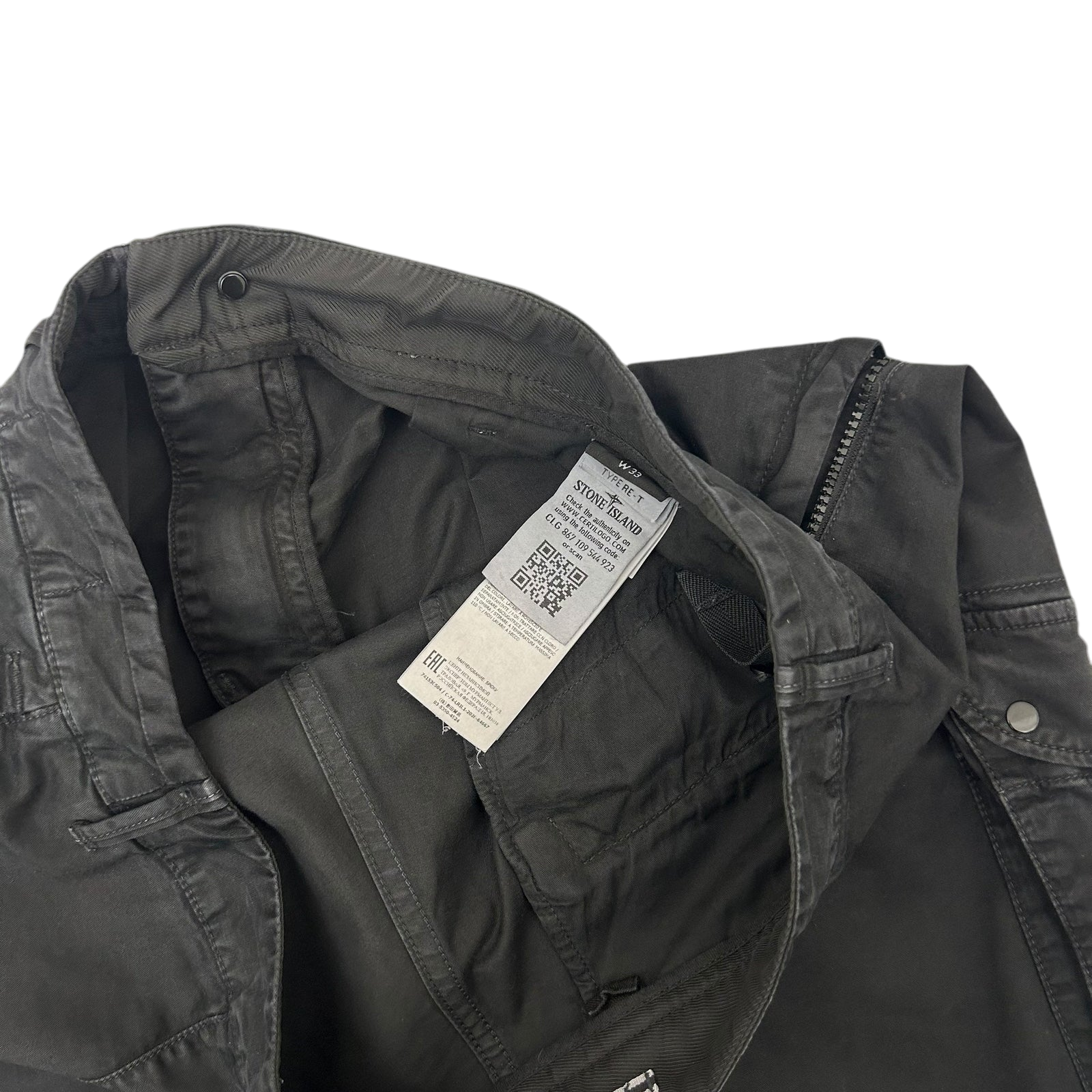 Stone Island Type R-ET Cargo Pants Black (Fits 35")