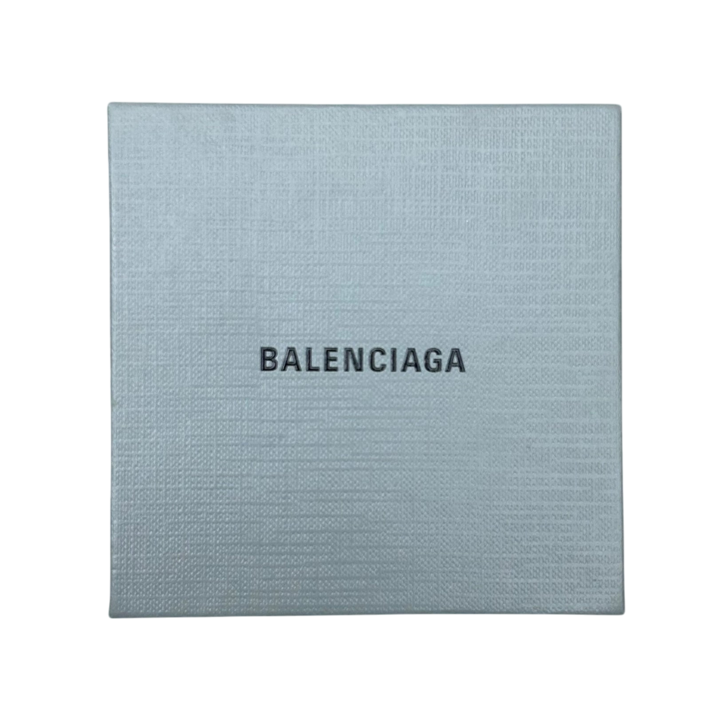 Balenciaga Logo-Engraved Heart Earrings 925 Silver