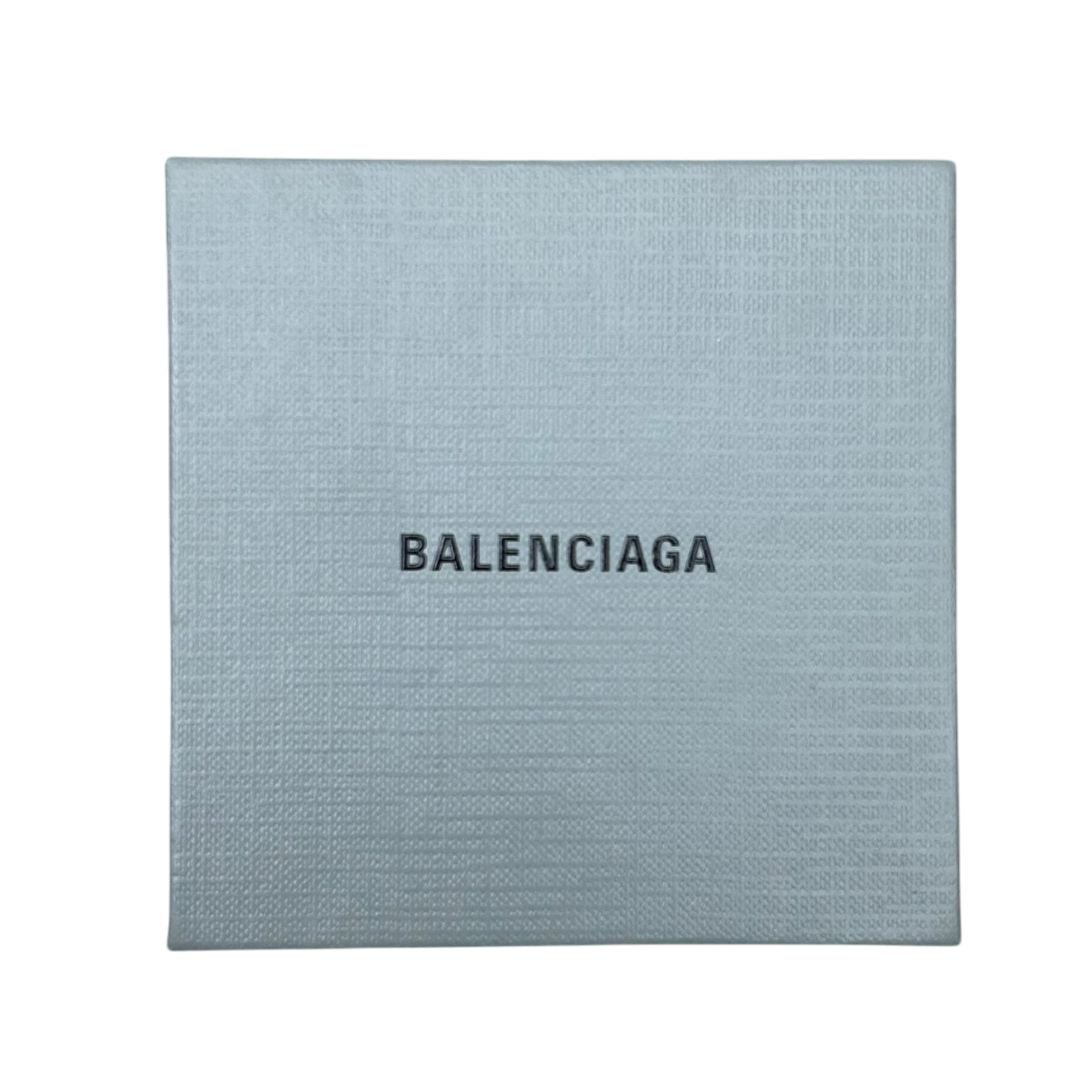 Balenciaga Logo-Engraved Heart Earrings 925 Silver
