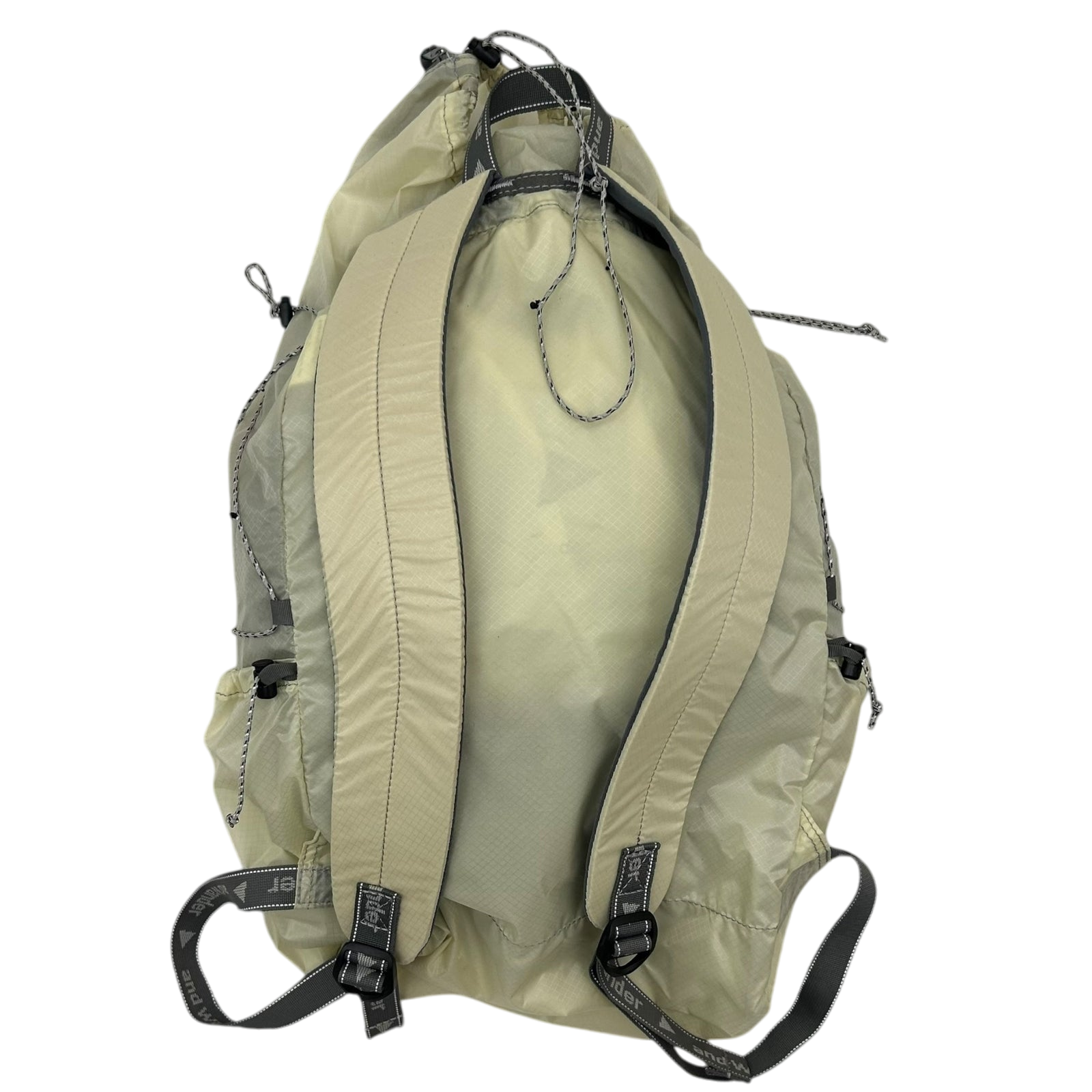 And Wander SIL Diagonal Zip Back Pack Cream