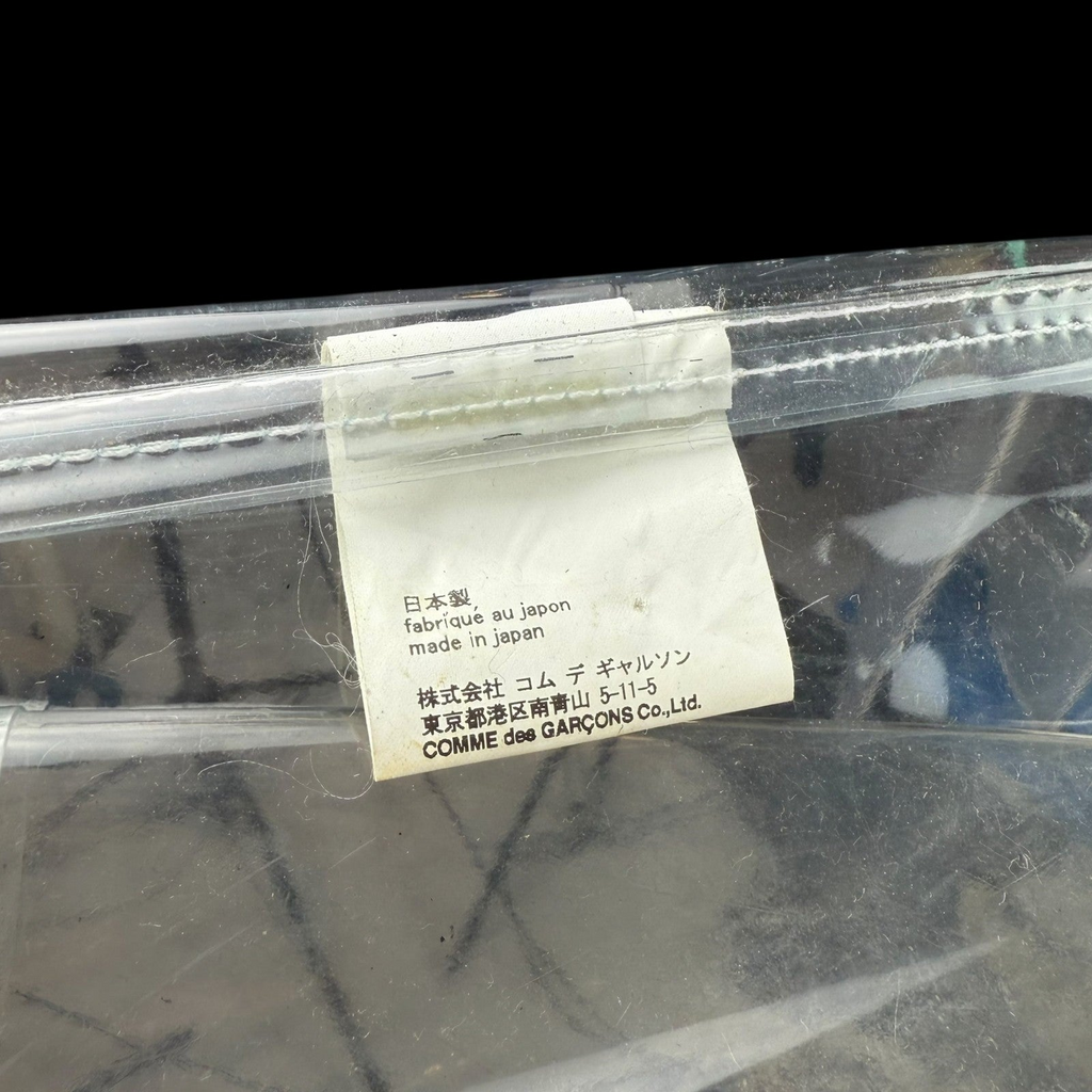 Comme des Garçons Clear Vinyl PVC Tote Bag