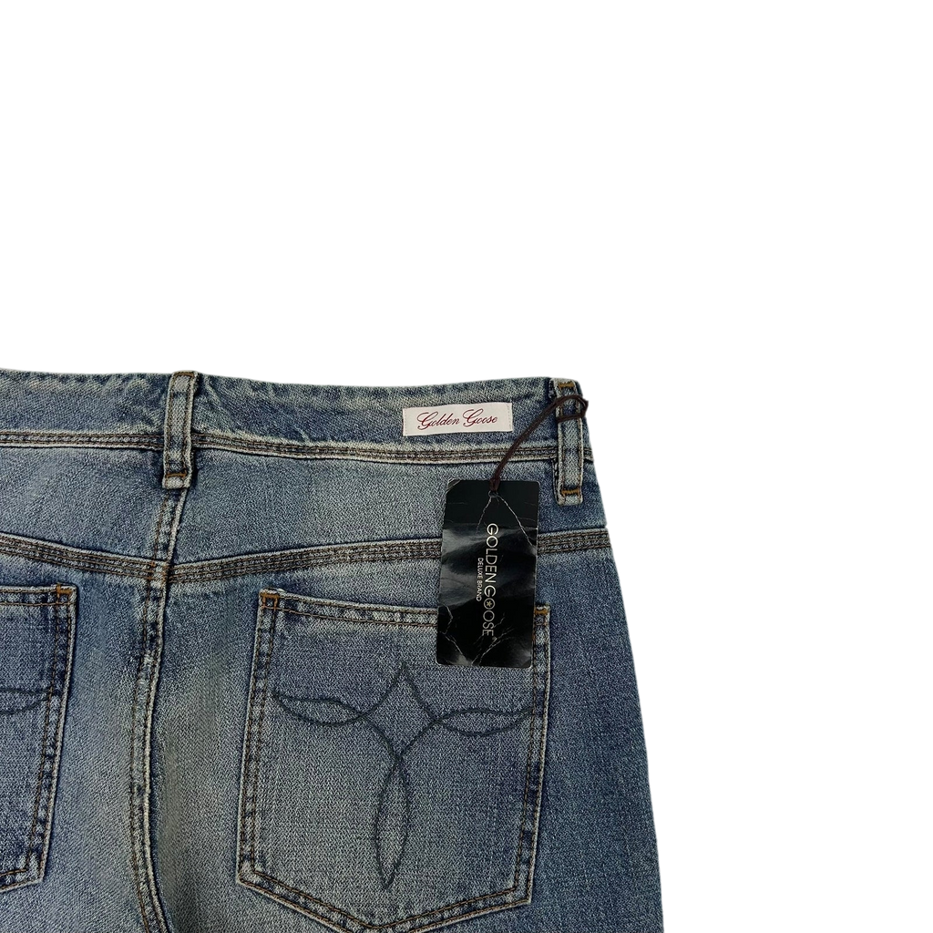 Golden Goose Arizona Bootcut Washed-Effect Jeans (Size fits 30")