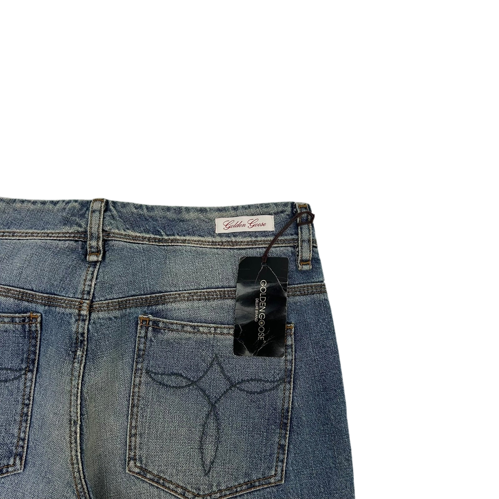 Golden Goose Arizona Bootcut Washed-Effect Jeans (Size fits 30")