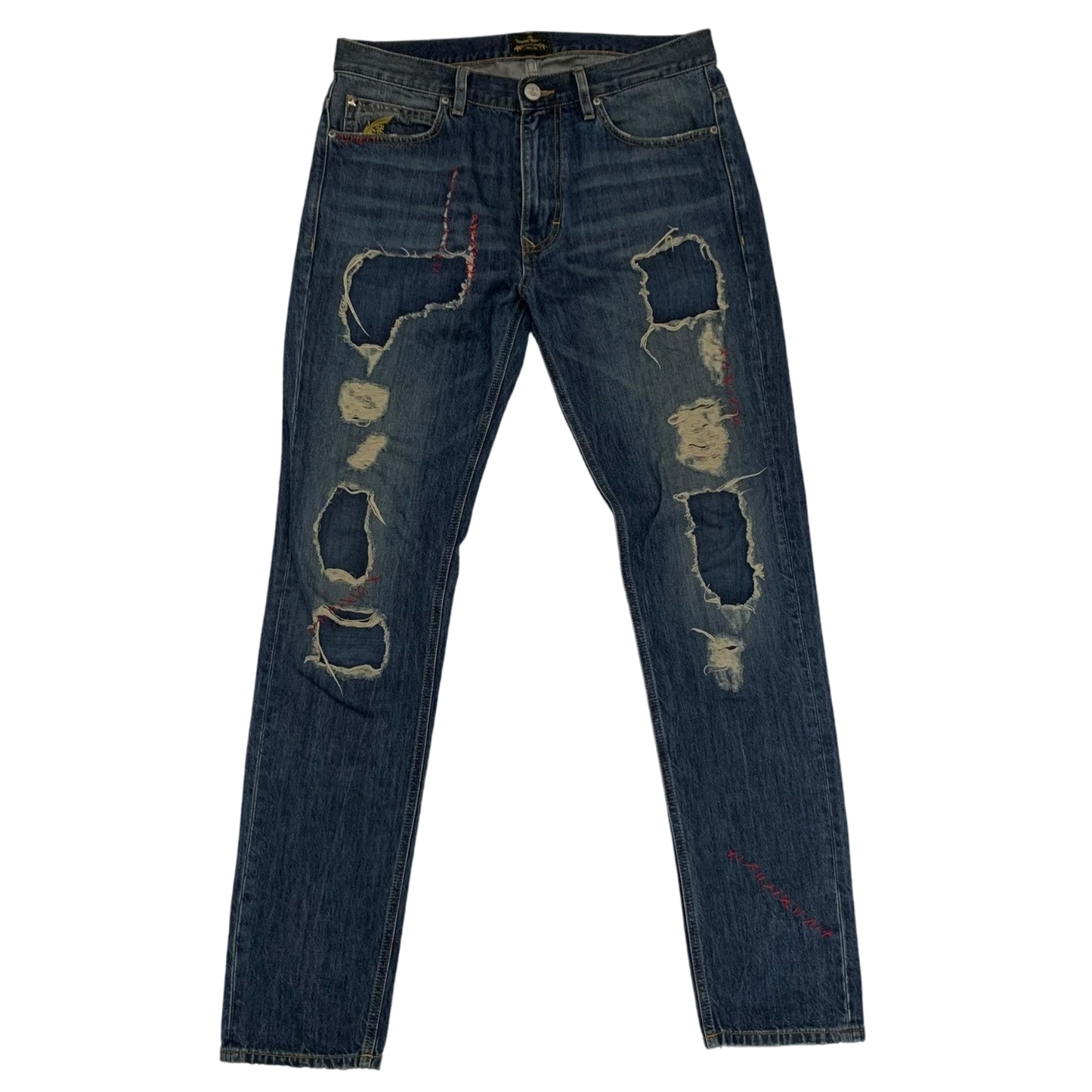 Vivienne Westwood Anglomania Distressed Jeans (Fits 34")
