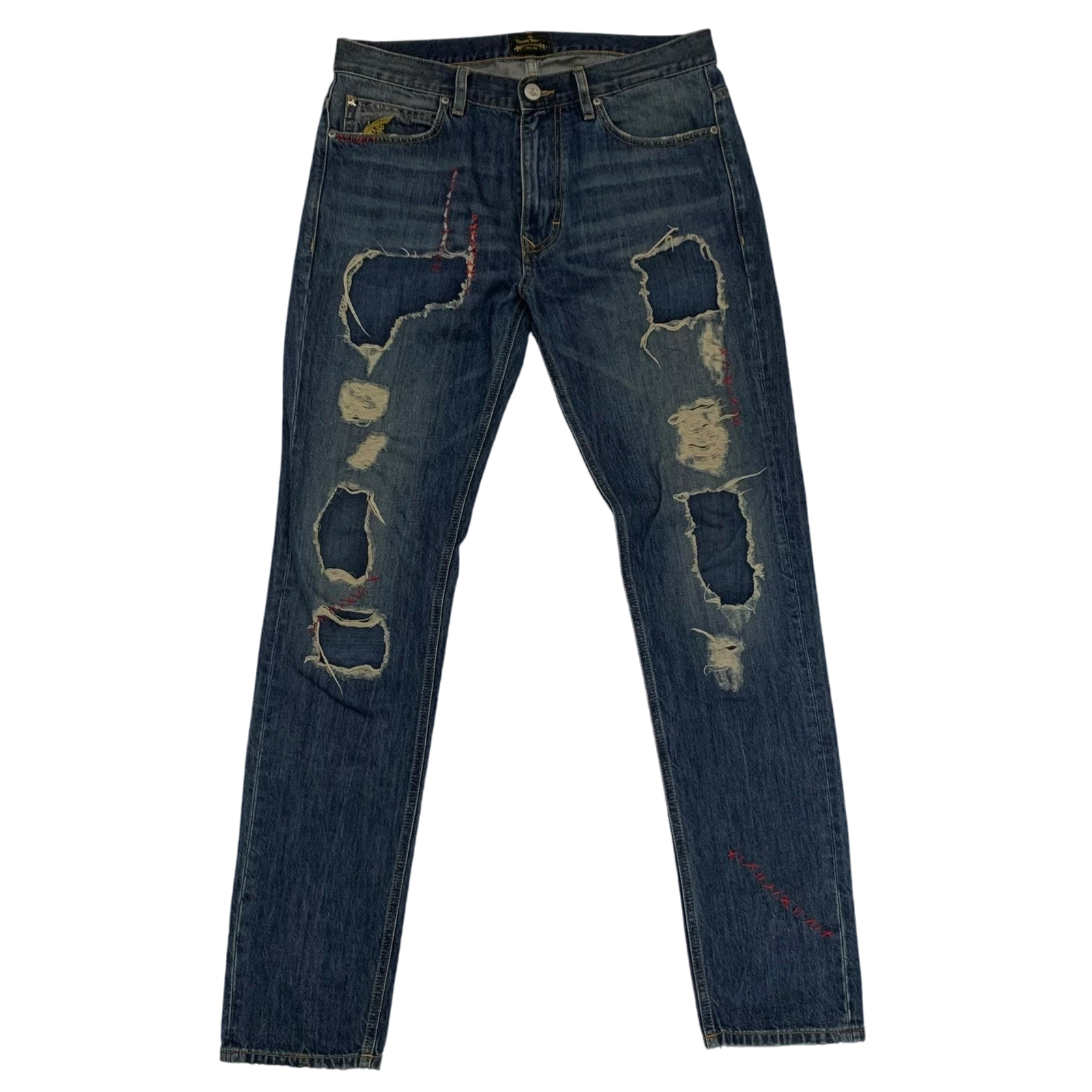 Vivienne Westwood Anglomania Distressed Jeans (Fits 34")