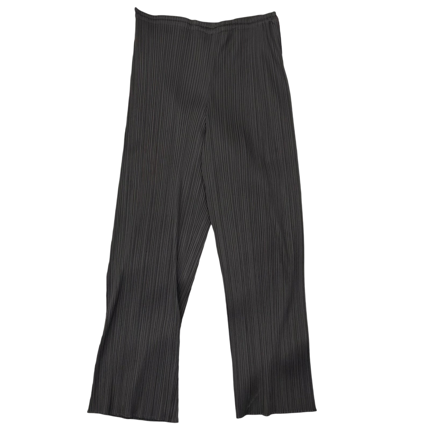 Vintage Issey Miyake Pleats Please Straight Leg Pants Charcoal (Fits 30”)