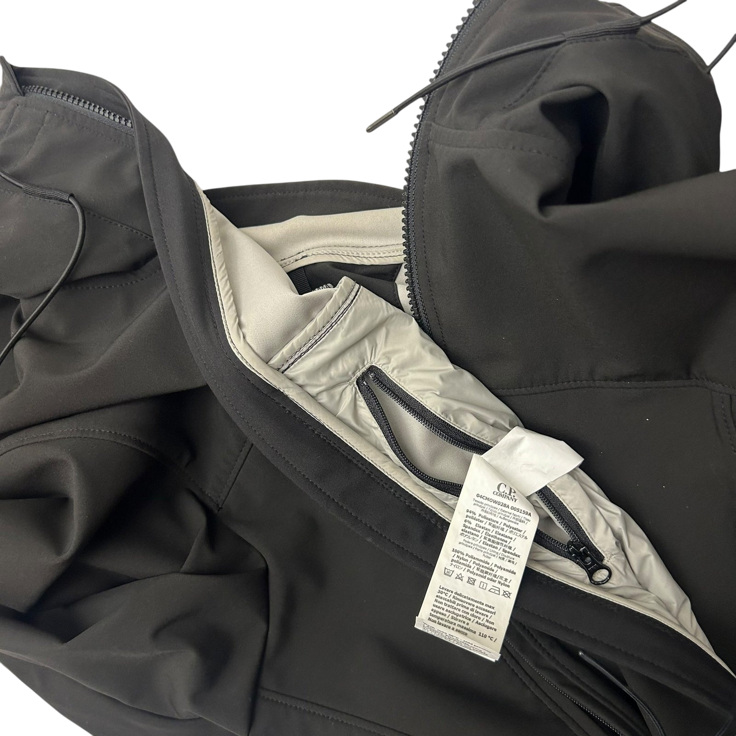 C.P. Company Goggle Lens Soft Shell Jacket Black (Fits M-L)