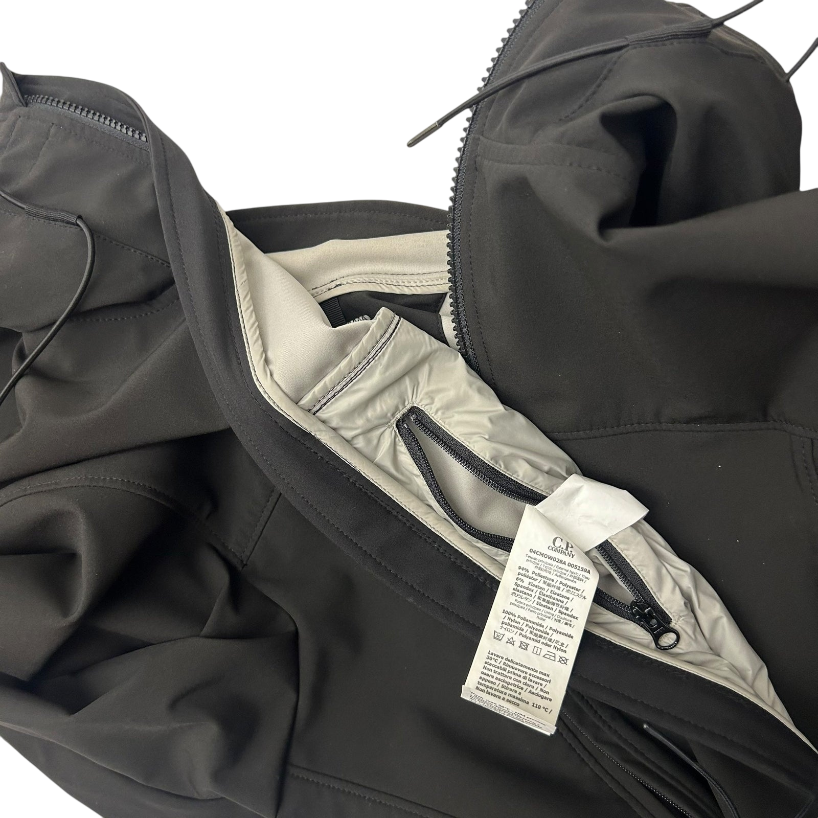 C.P. Company Goggle Lens Soft Shell Jacket Black (Fits M-L)