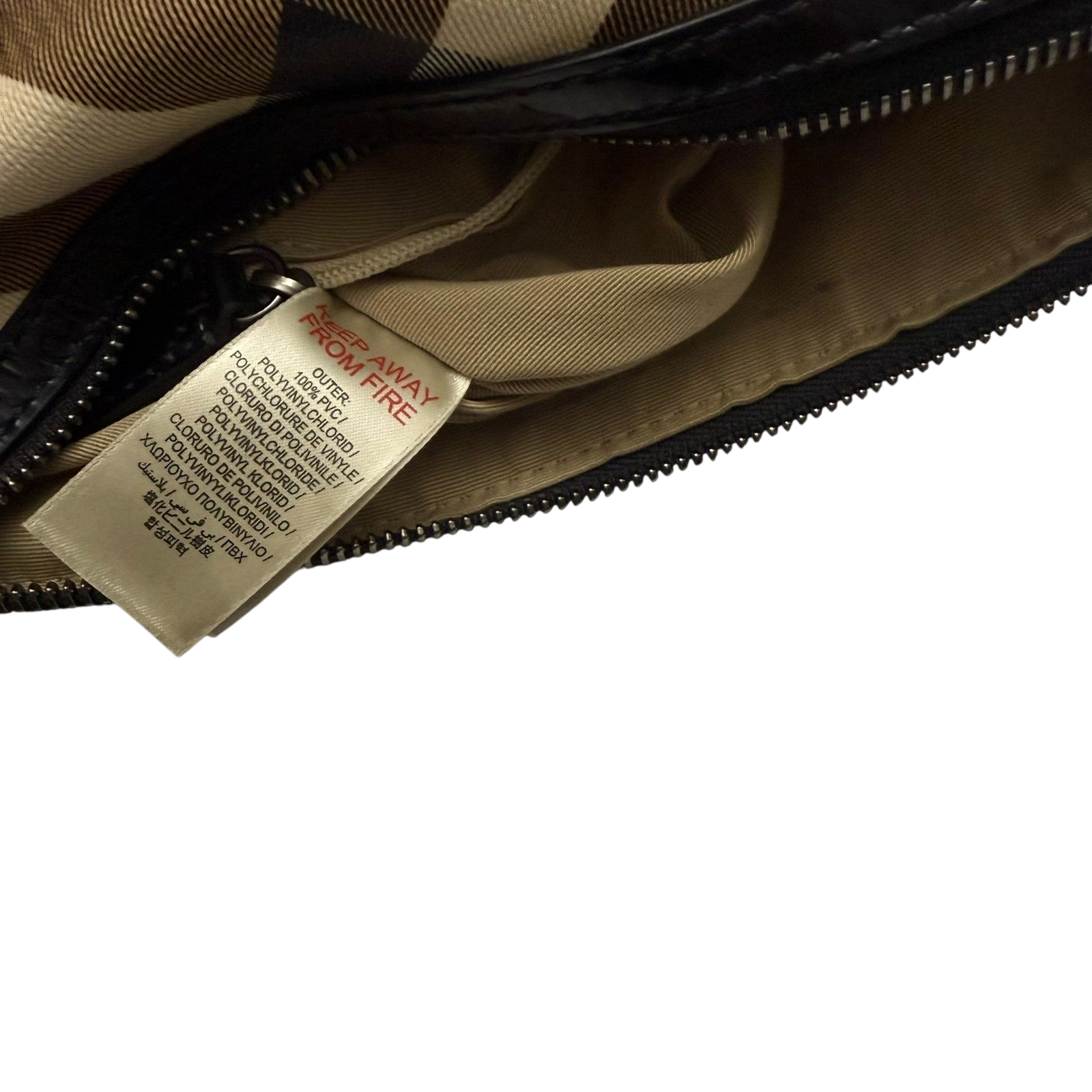 Burberry Nova Check PVC Chester Boston Bag