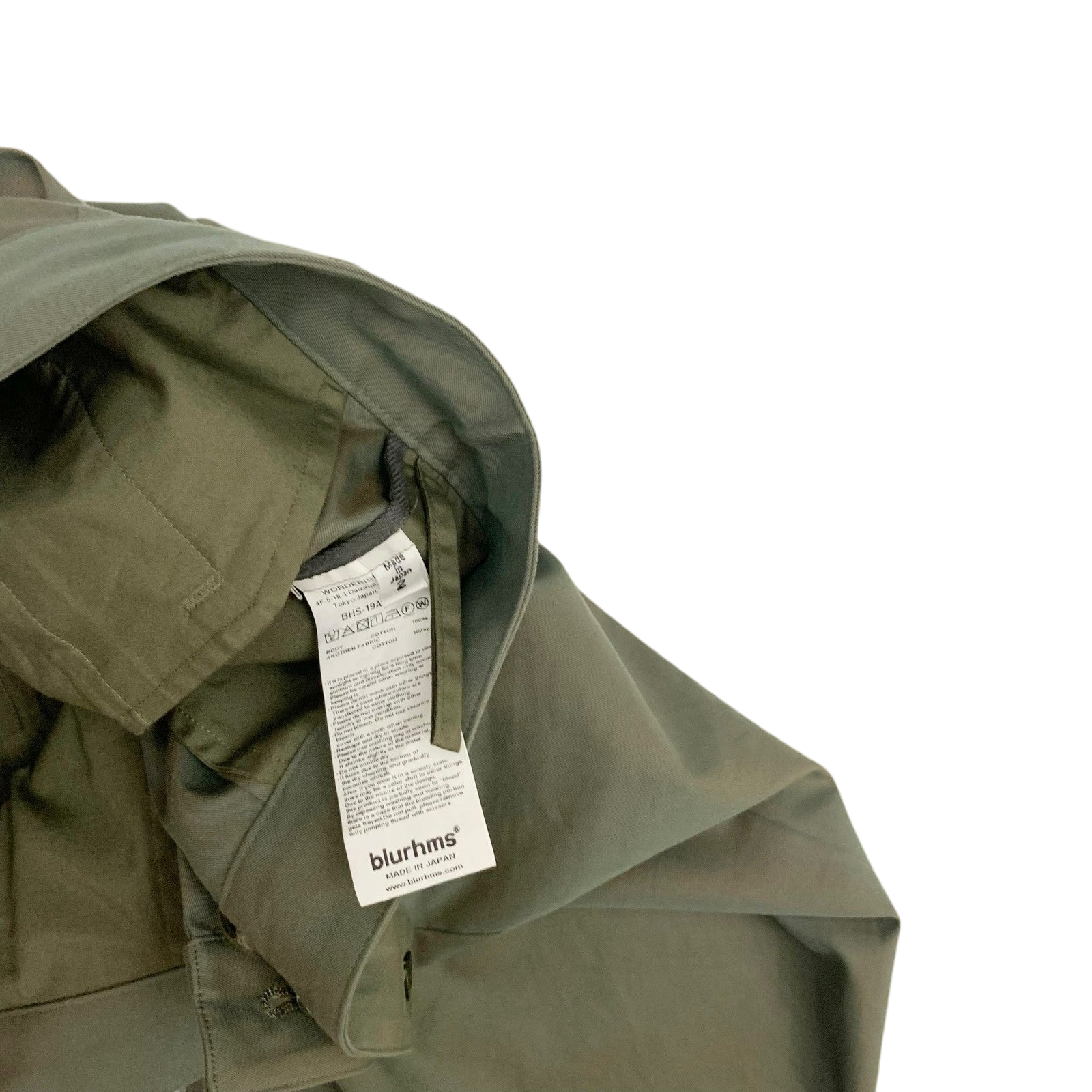 Blurhms Pleated Trousers Olive (Size 32”)