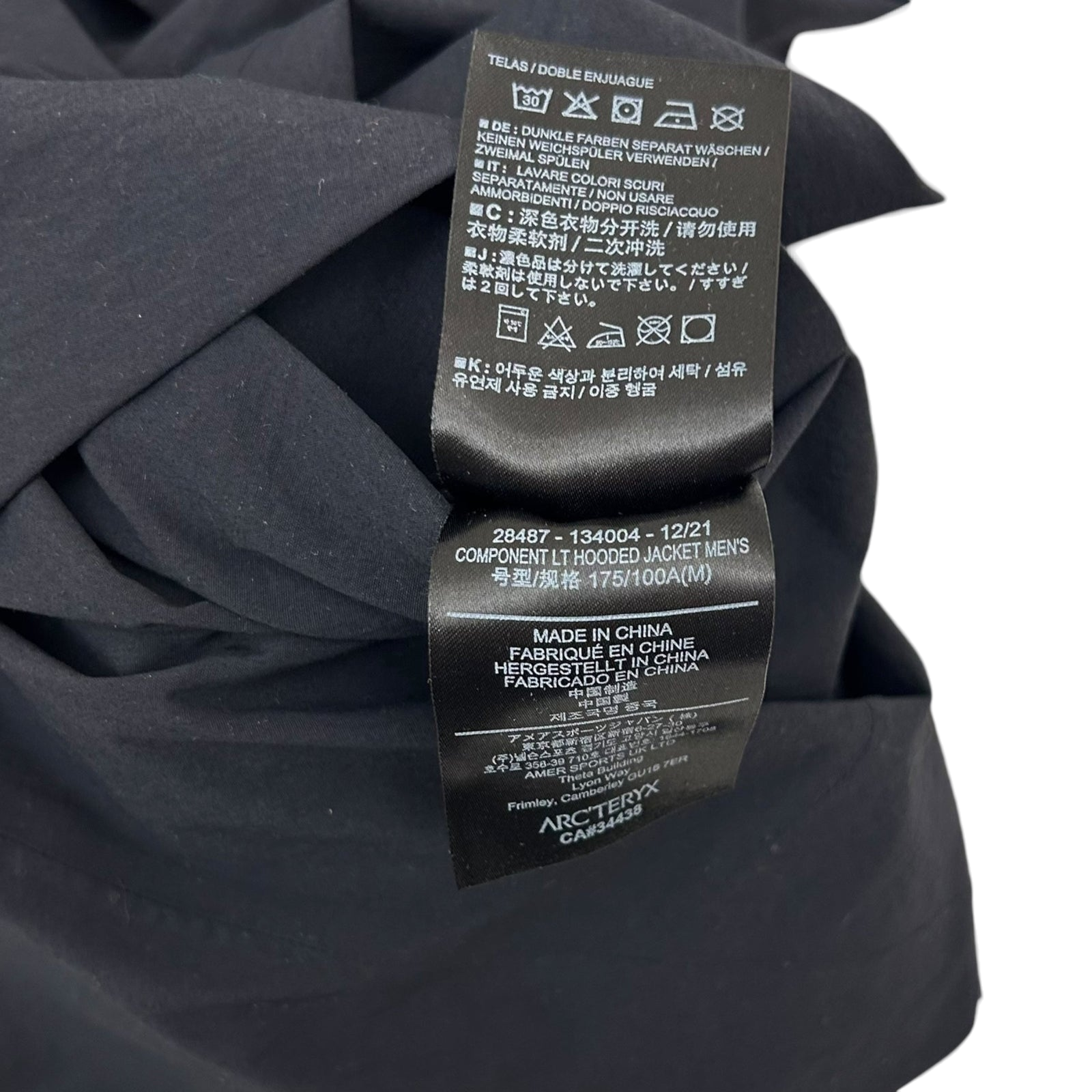 Arc'teryx Veilance Component LT Jacket Black (Size M)