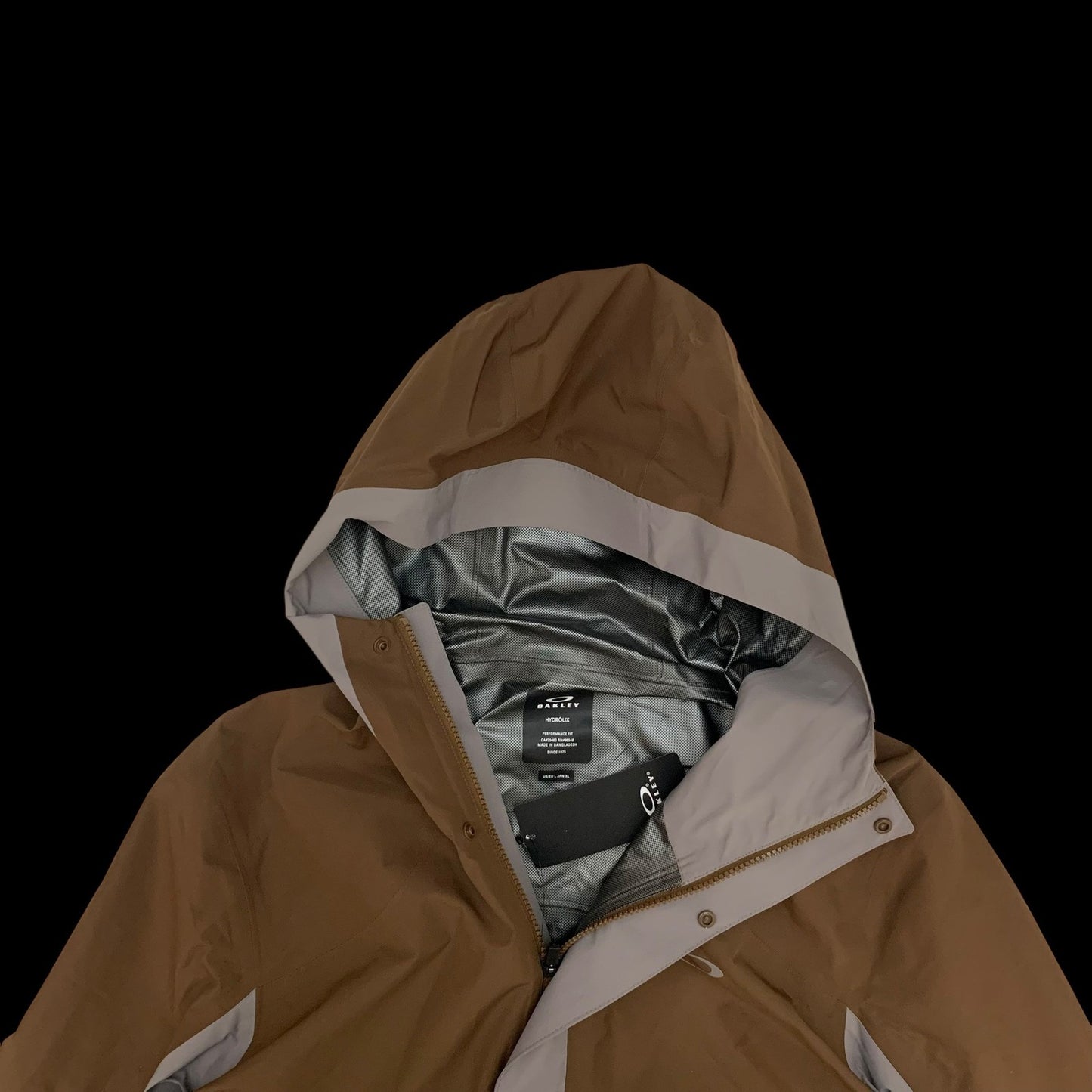 Oakley Latitude Shell Jacket Brown/Grey (Size L)