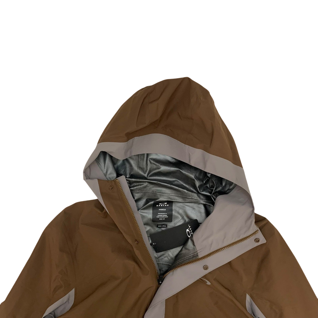 Oakley Latitude Shell Jacket Brown/Grey (Size L)