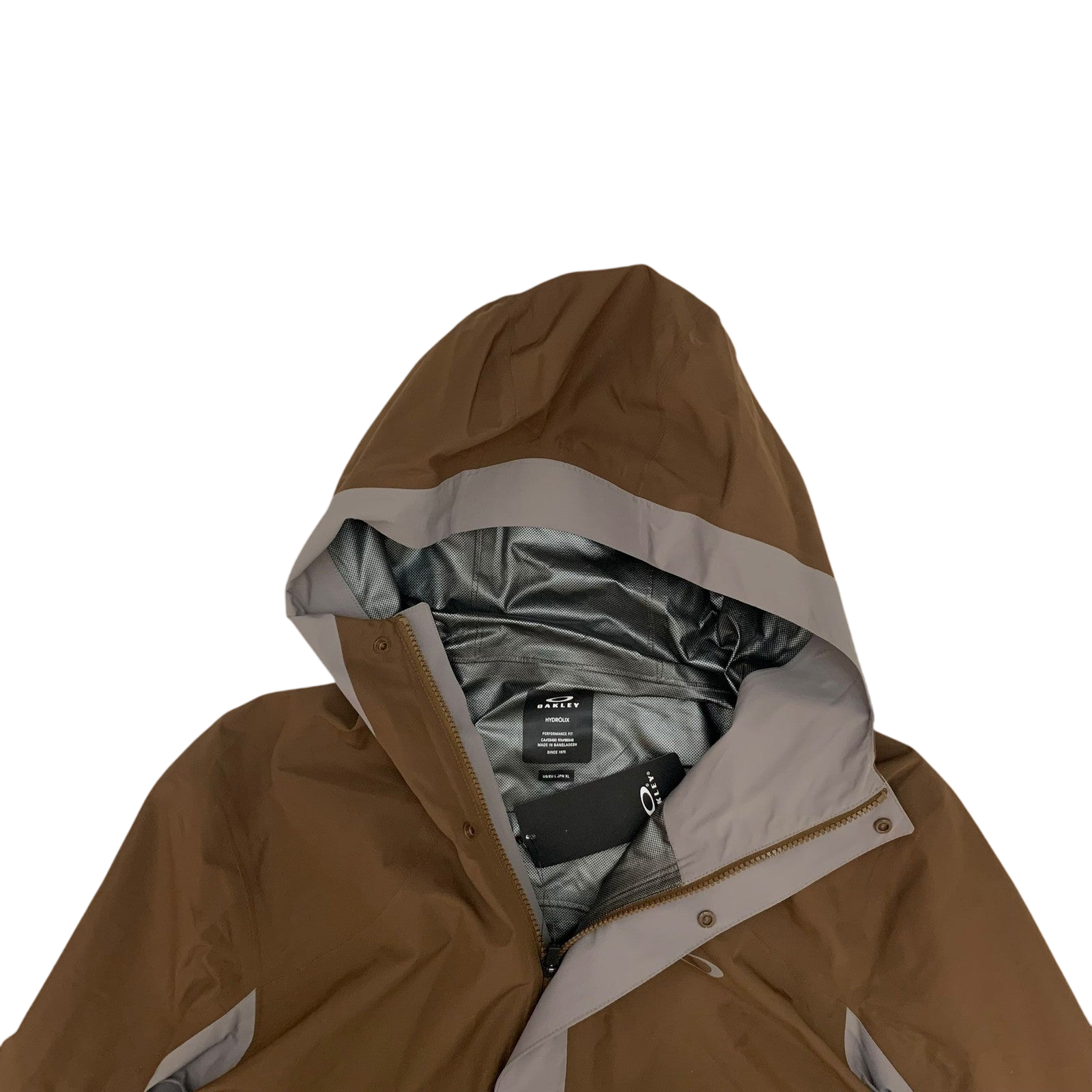 Oakley Latitude Shell Jacket Brown/Grey (Size L)