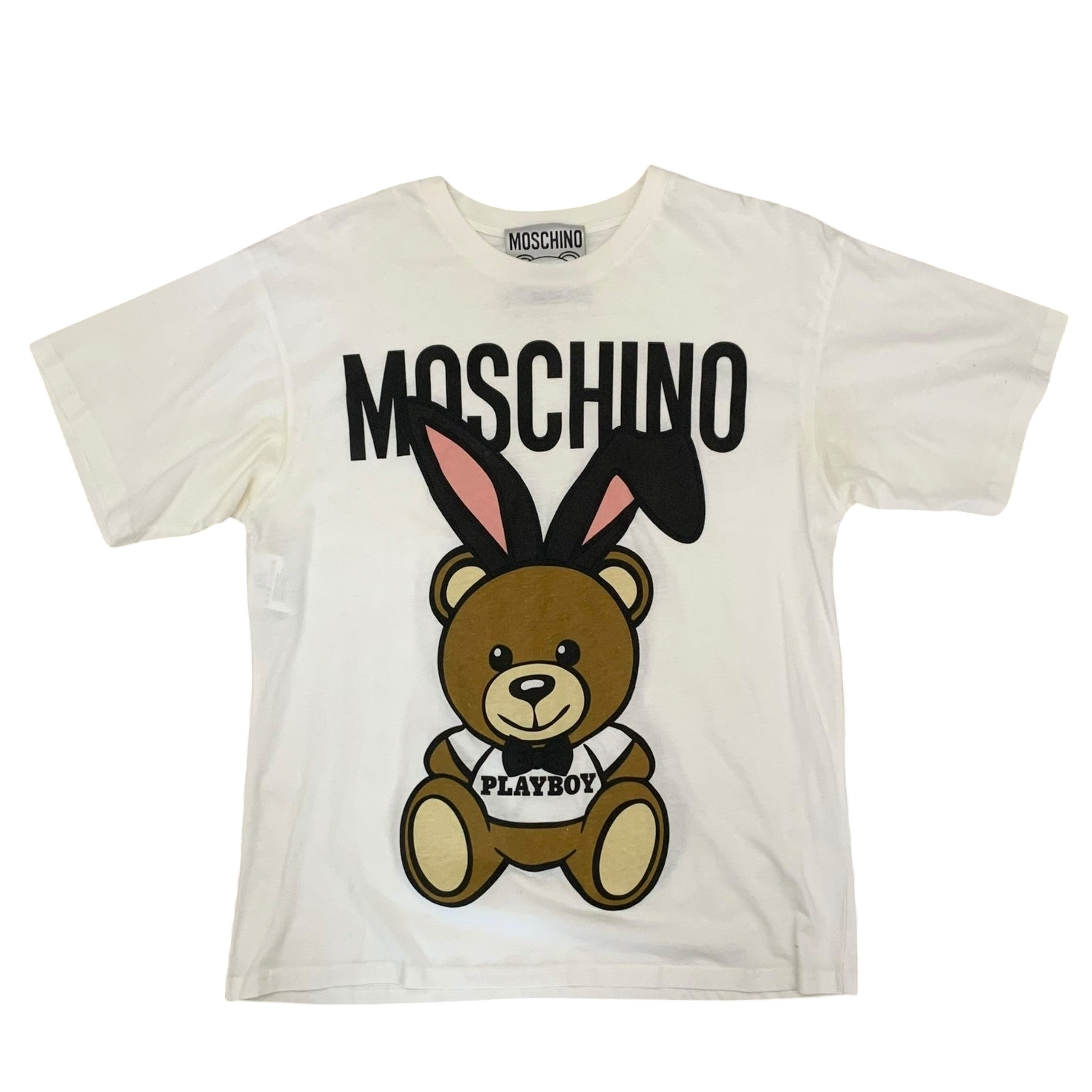 Moschino x Playboy Teddy T-Shirt White (Size L)