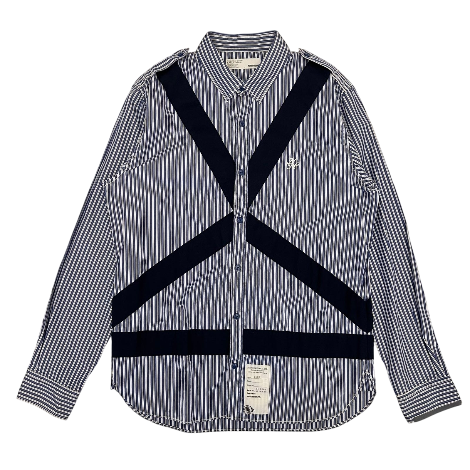 Neighbourhood SS11 Para Long-sleeve Button-Up Shirt (Fits M-L)