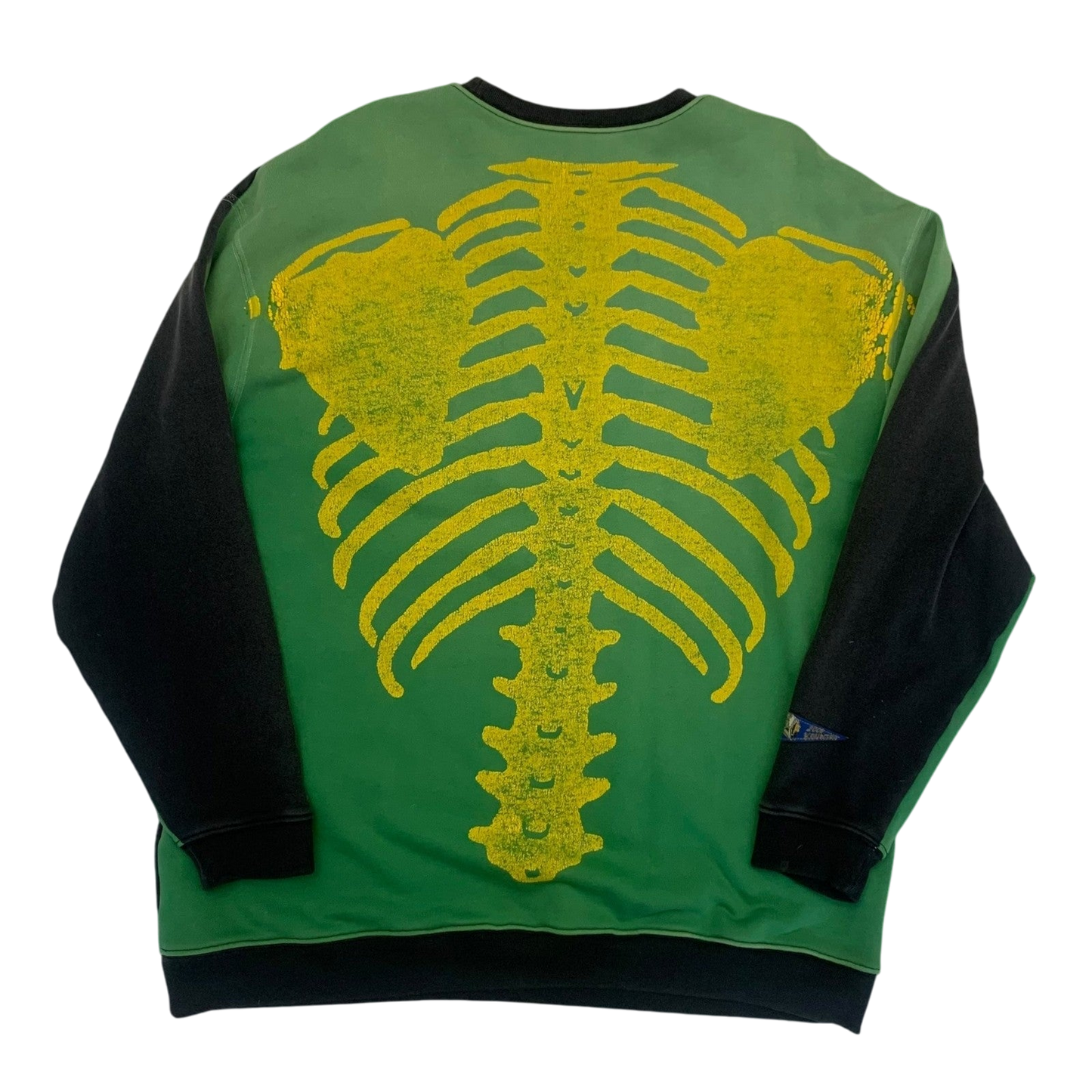 Kapital 2 Tone Remake Oversized Bone Sweatshirt (Free size)