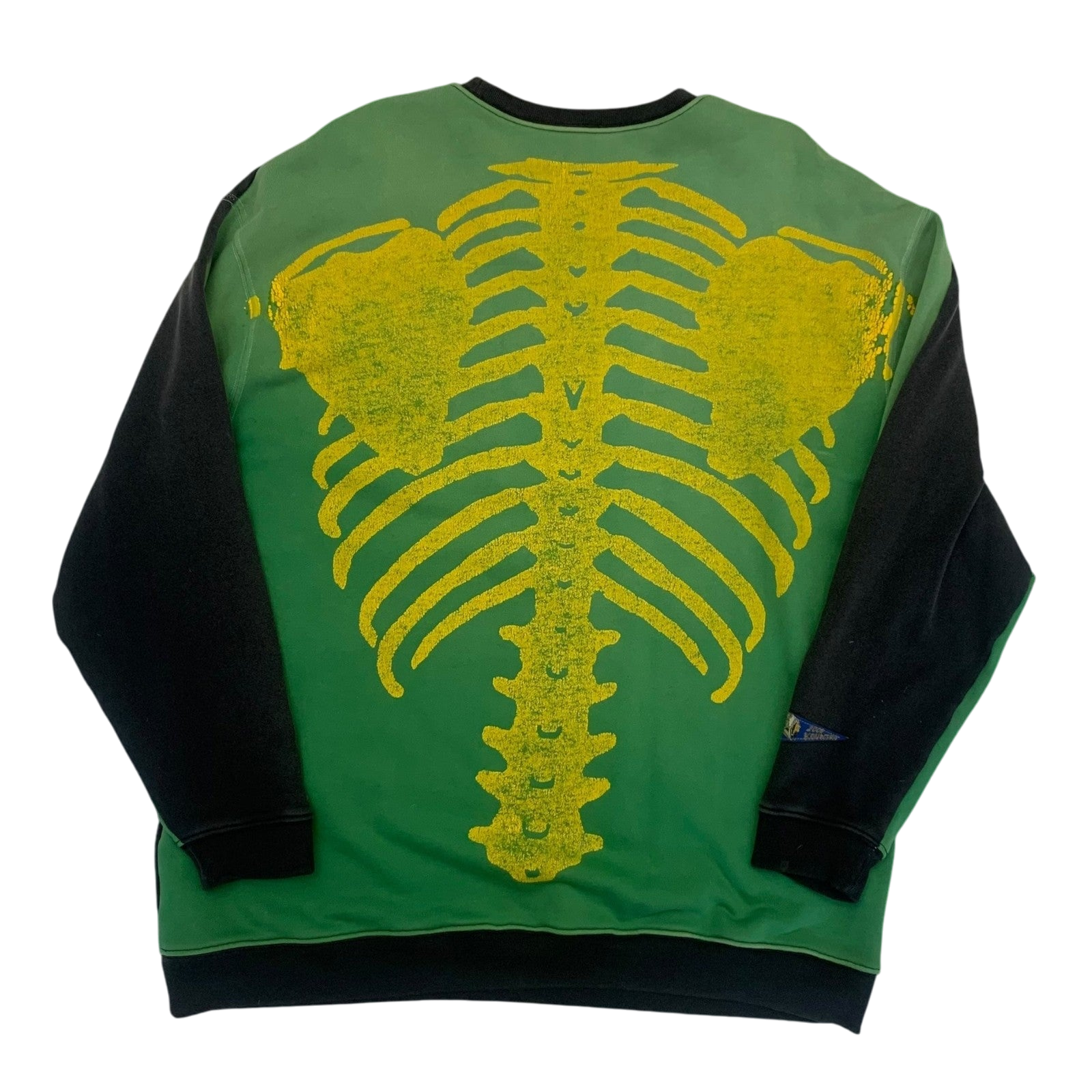 Kapital 2 Tone Remake Oversized Bone Sweatshirt (Free size)