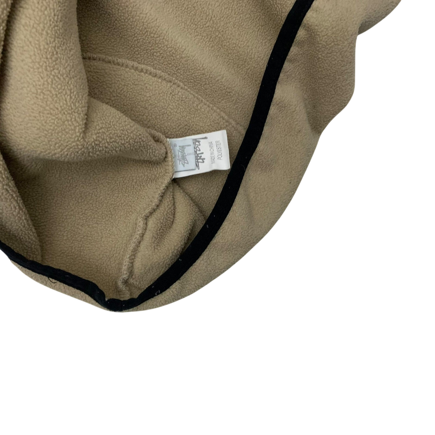 Stussy Quarter-Zip Fleece Beige (Size L)