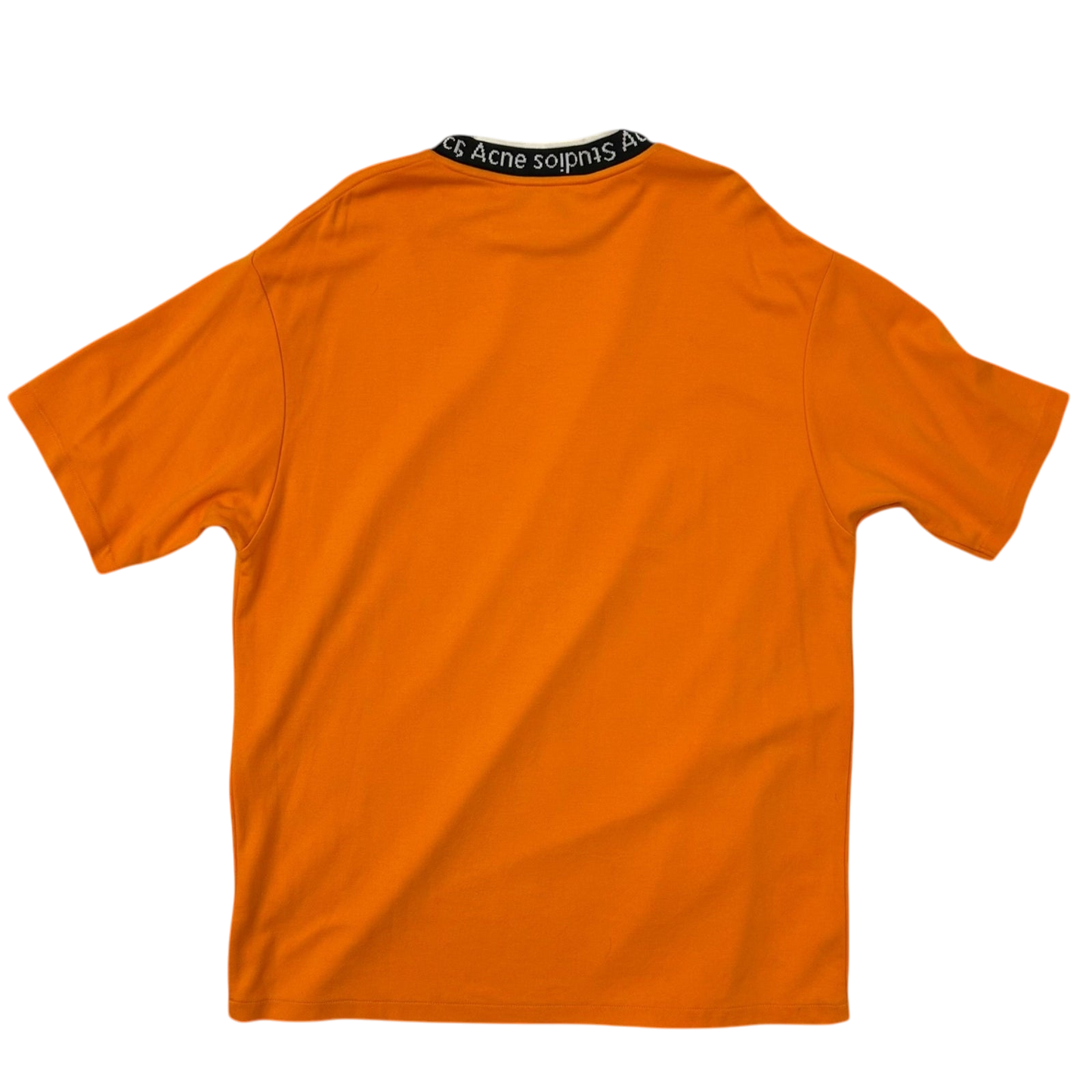 Acne Studios Jacquard Logo T-Shirt Orange (Fits L)