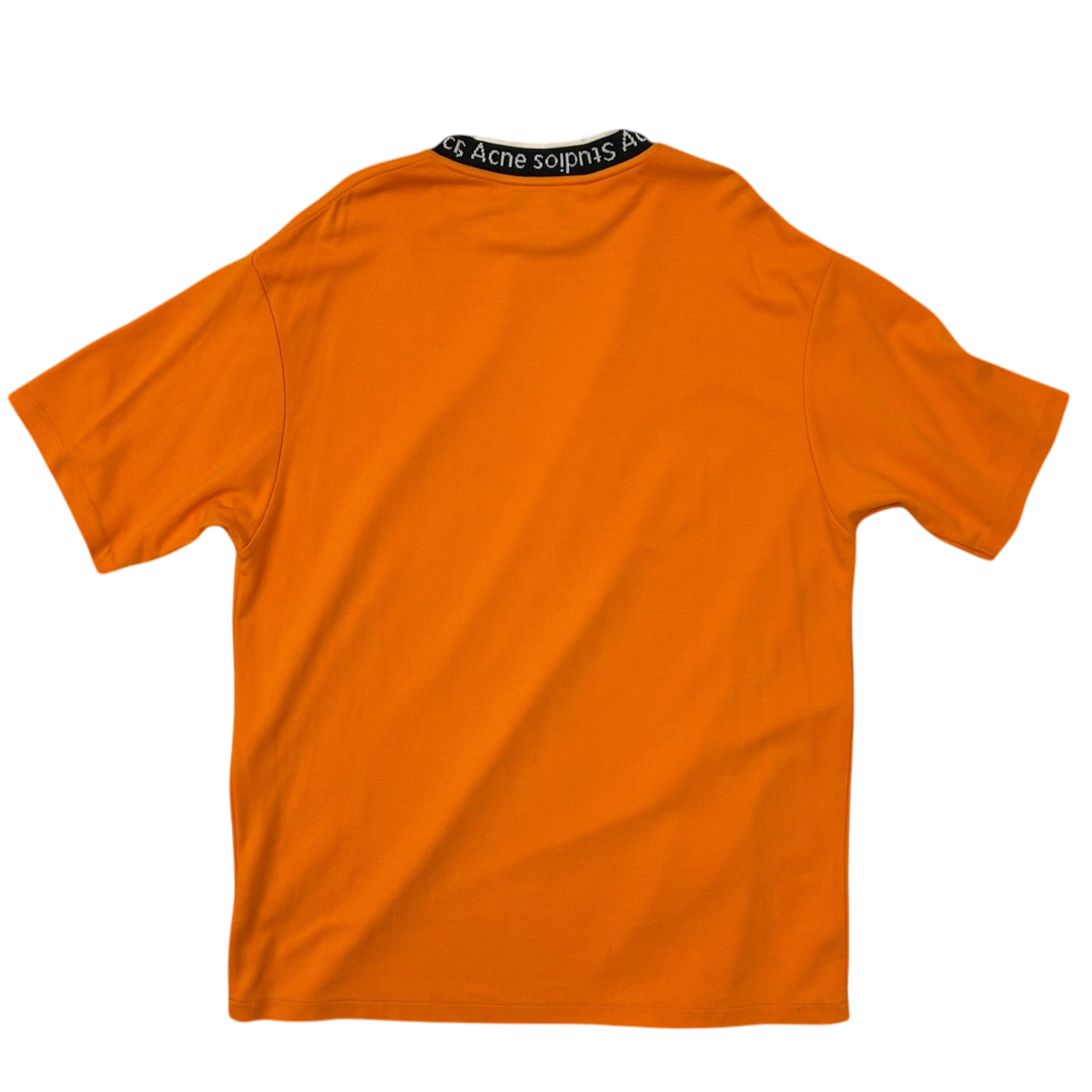 Acne Studios Jacquard Logo T-Shirt Orange (Fits L)