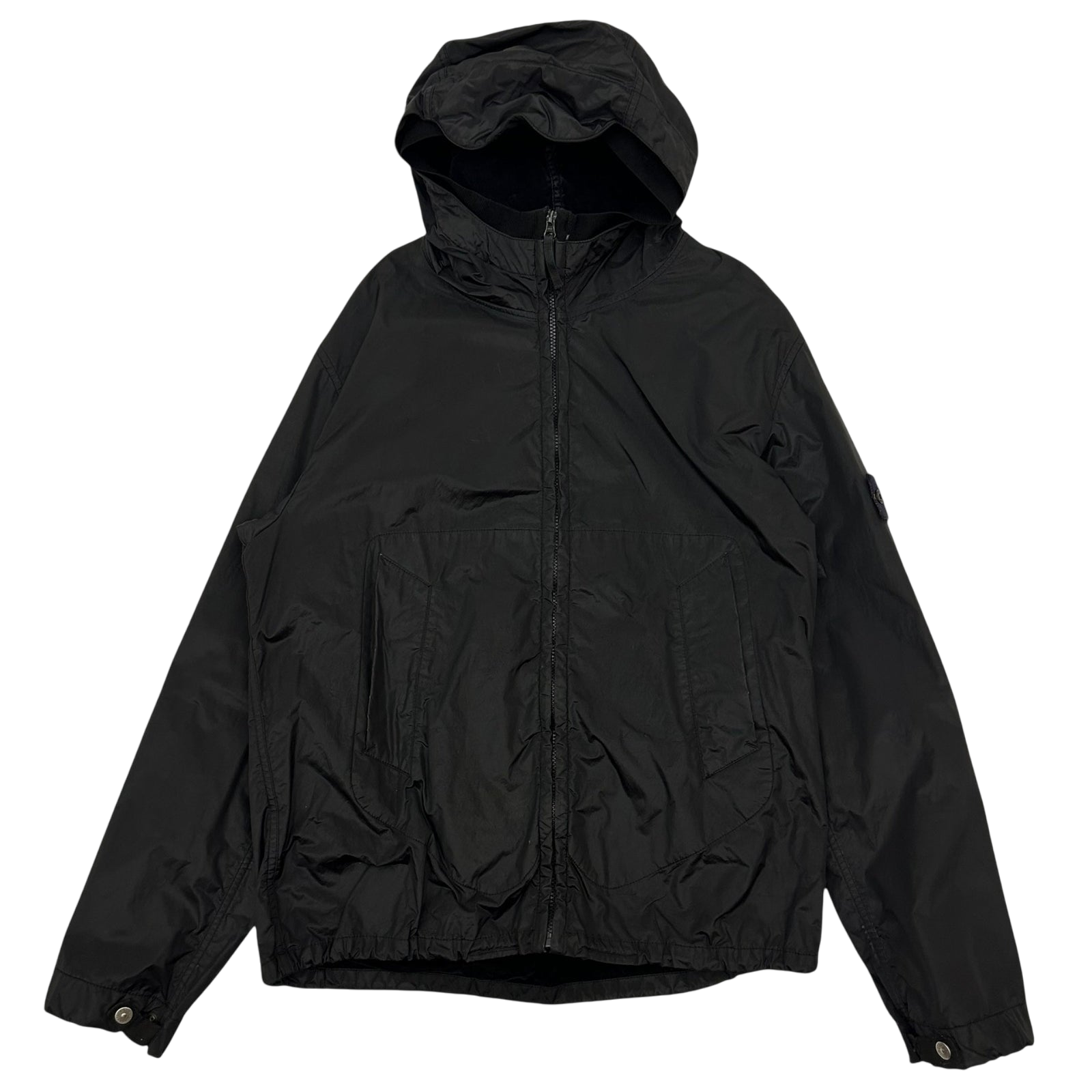 Rare 2009 Stone Island Velour Lined Nylon Shimmer Jacket (Fits L)