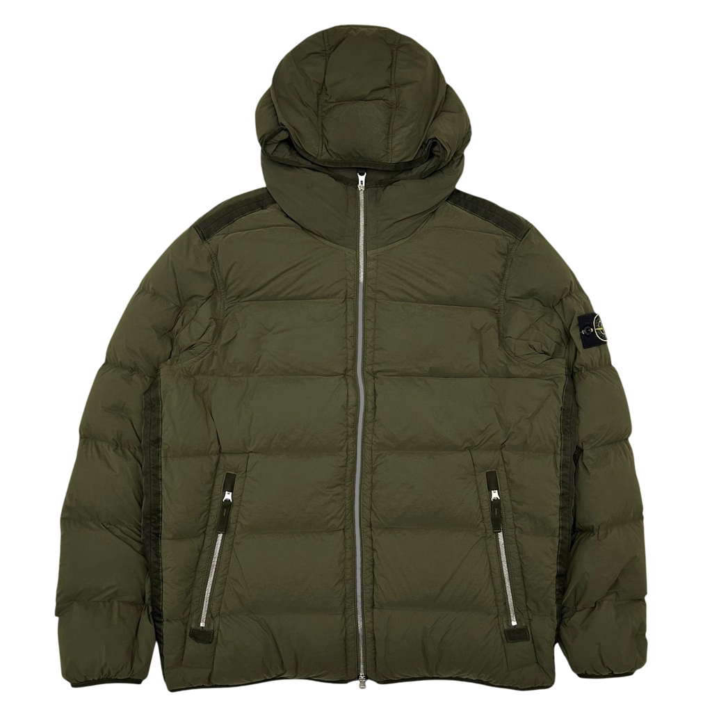 Stone Island Seamless Tunnel Nylon Down-TC Jacket Green (Fits L/XL)