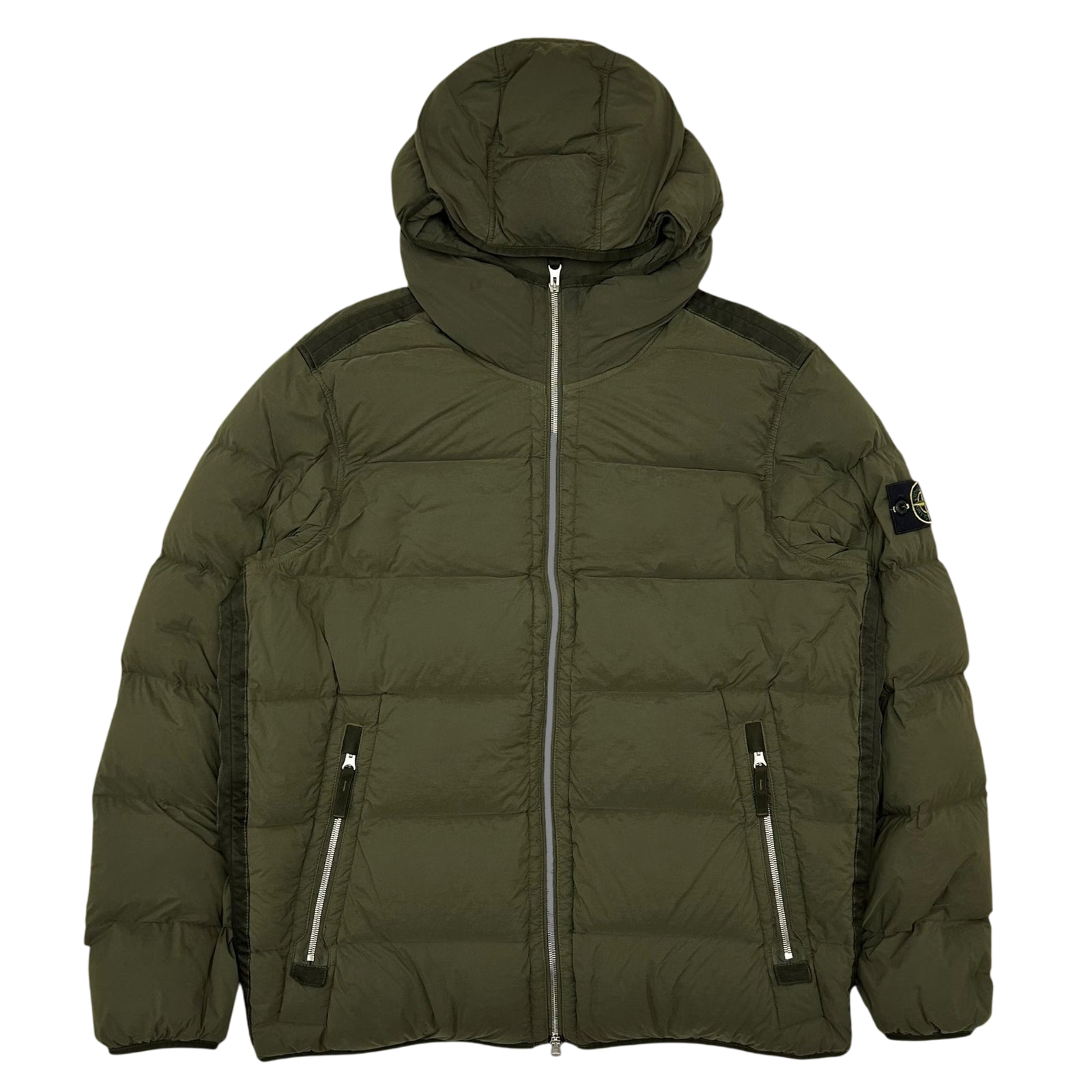 Stone Island Seamless Tunnel Nylon Down-TC Jacket Green (Fits L/XL)