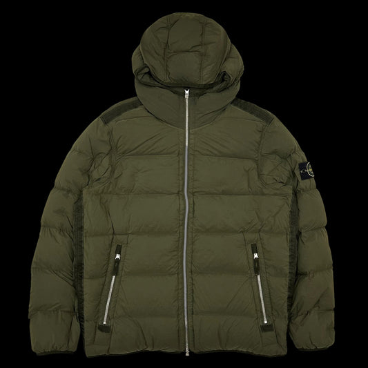Stone Island Seamless Tunnel Nylon Down-TC Jacket Green (Fits L/XL)