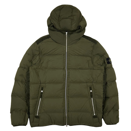 Stone Island Seamless Tunnel Nylon Down-TC Jacket Green (Fits L/XL)