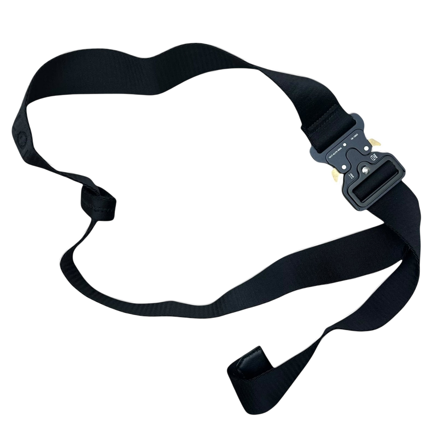 1017 ALYX 9SM Clasp Roller Coaster Belt Black