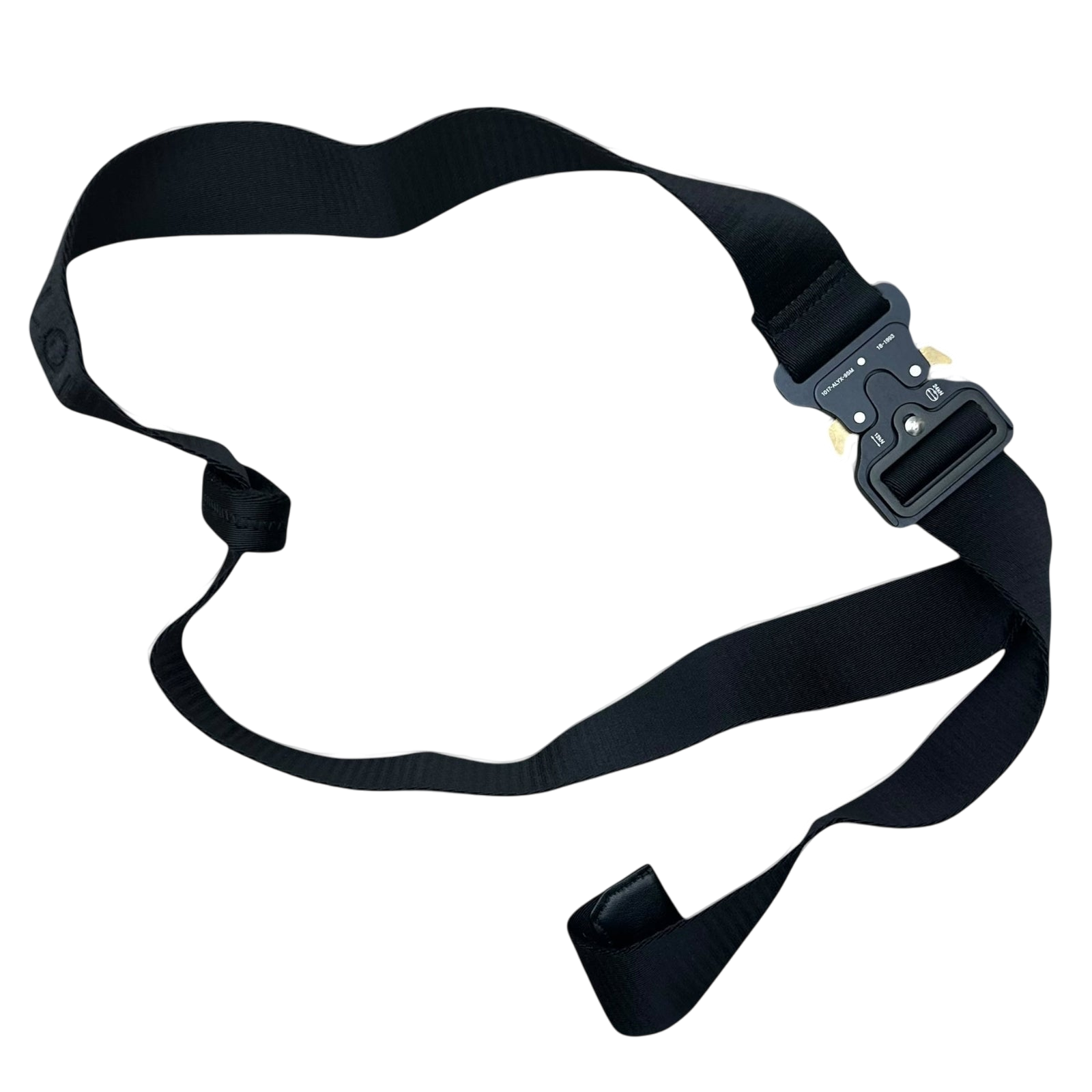 1017 ALYX 9SM Clasp Roller Coaster Belt Black